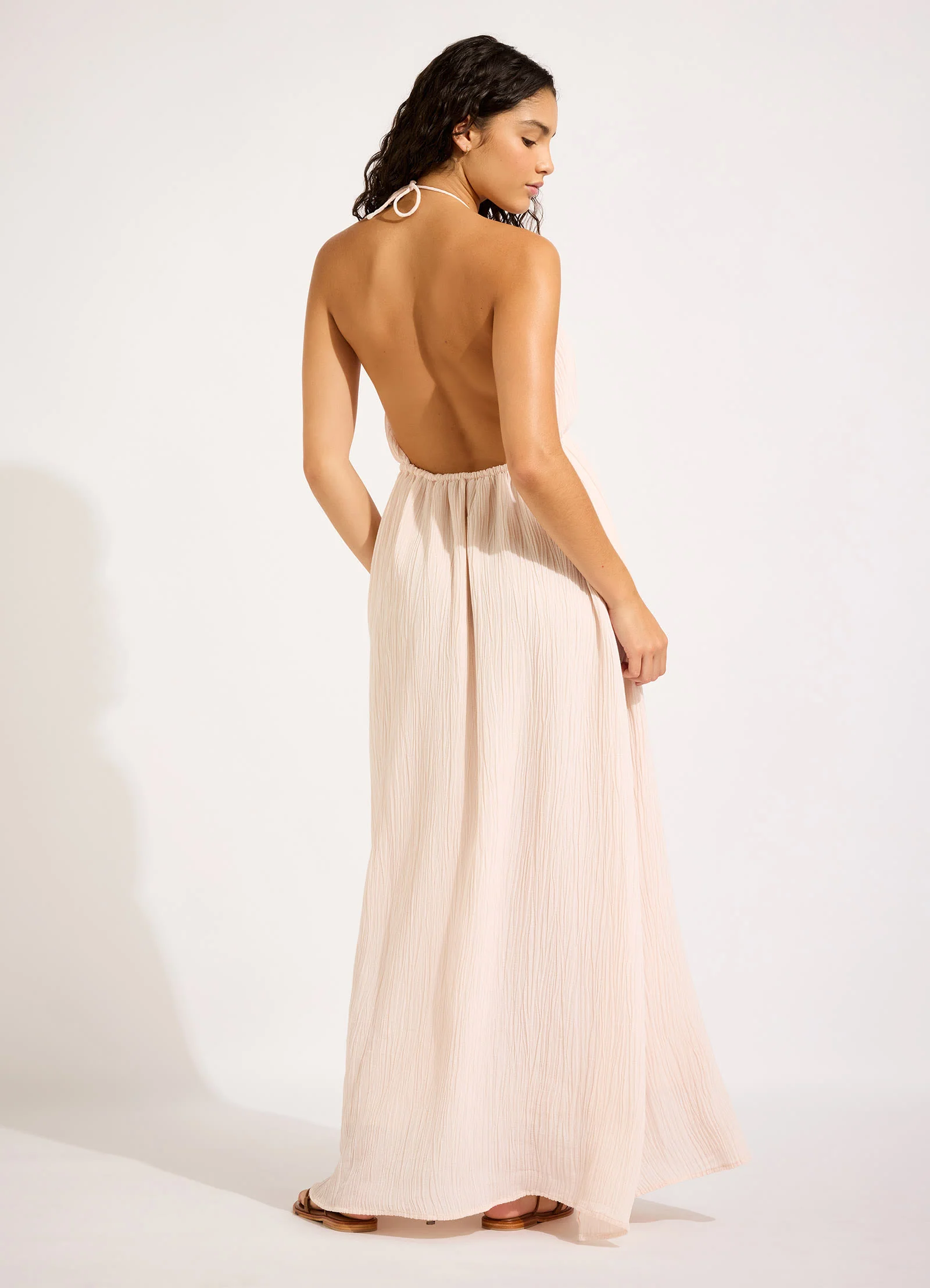 Adjustable Neck Maxi Dress - Image 3