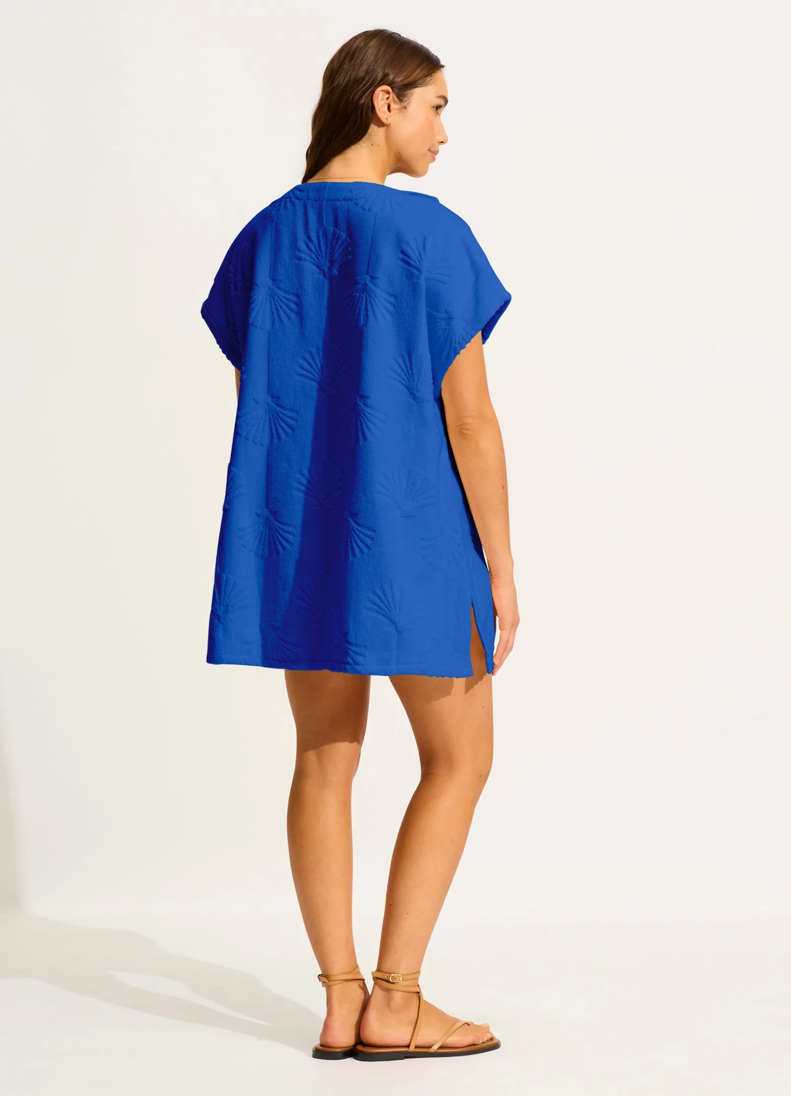 Ahoy Towel Poncho - Azure - Image 3