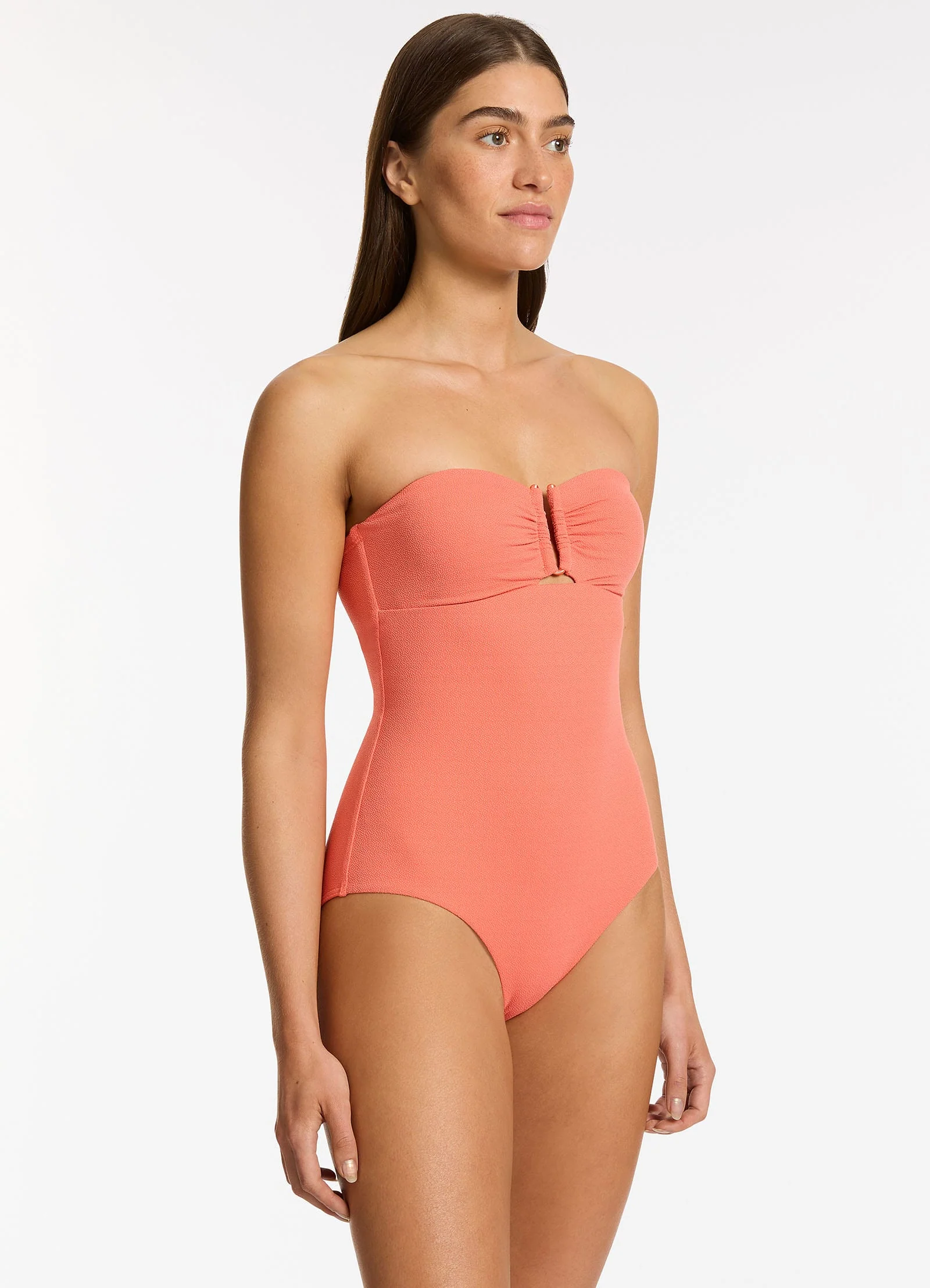 Alessia Bandeau One Piece - Guava - Image 3
