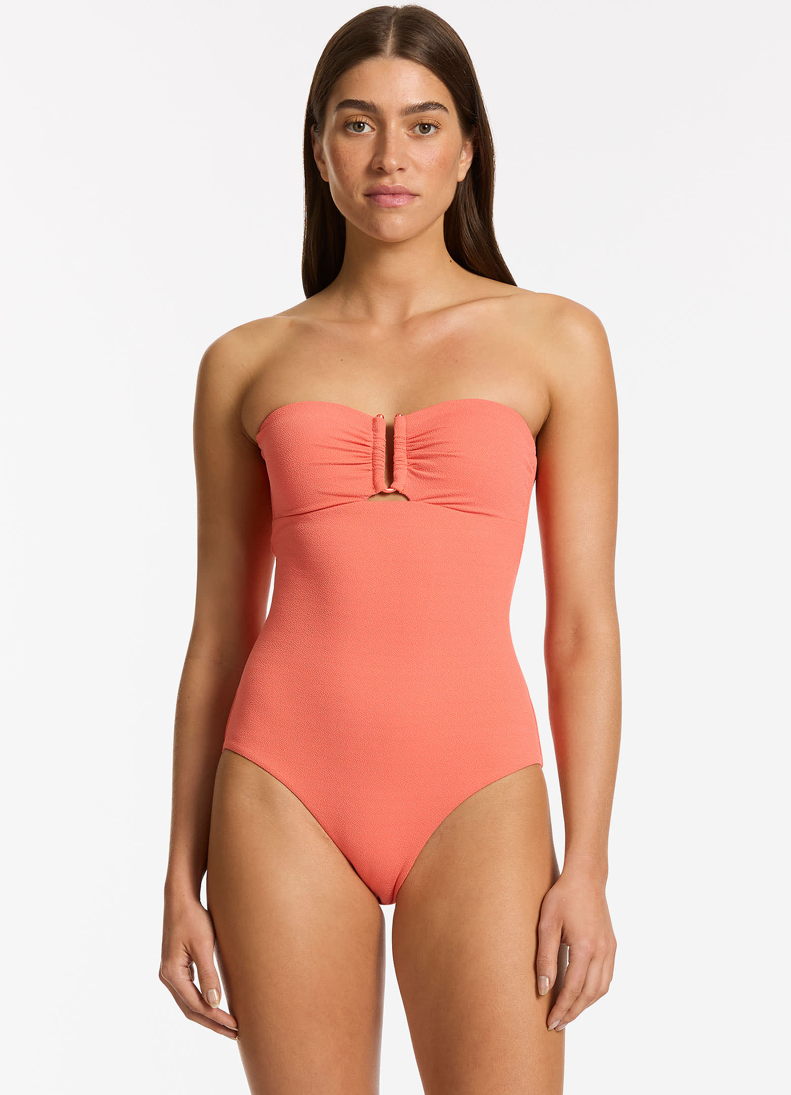 Alessia Bandeau One Piece - Guava - Image 4