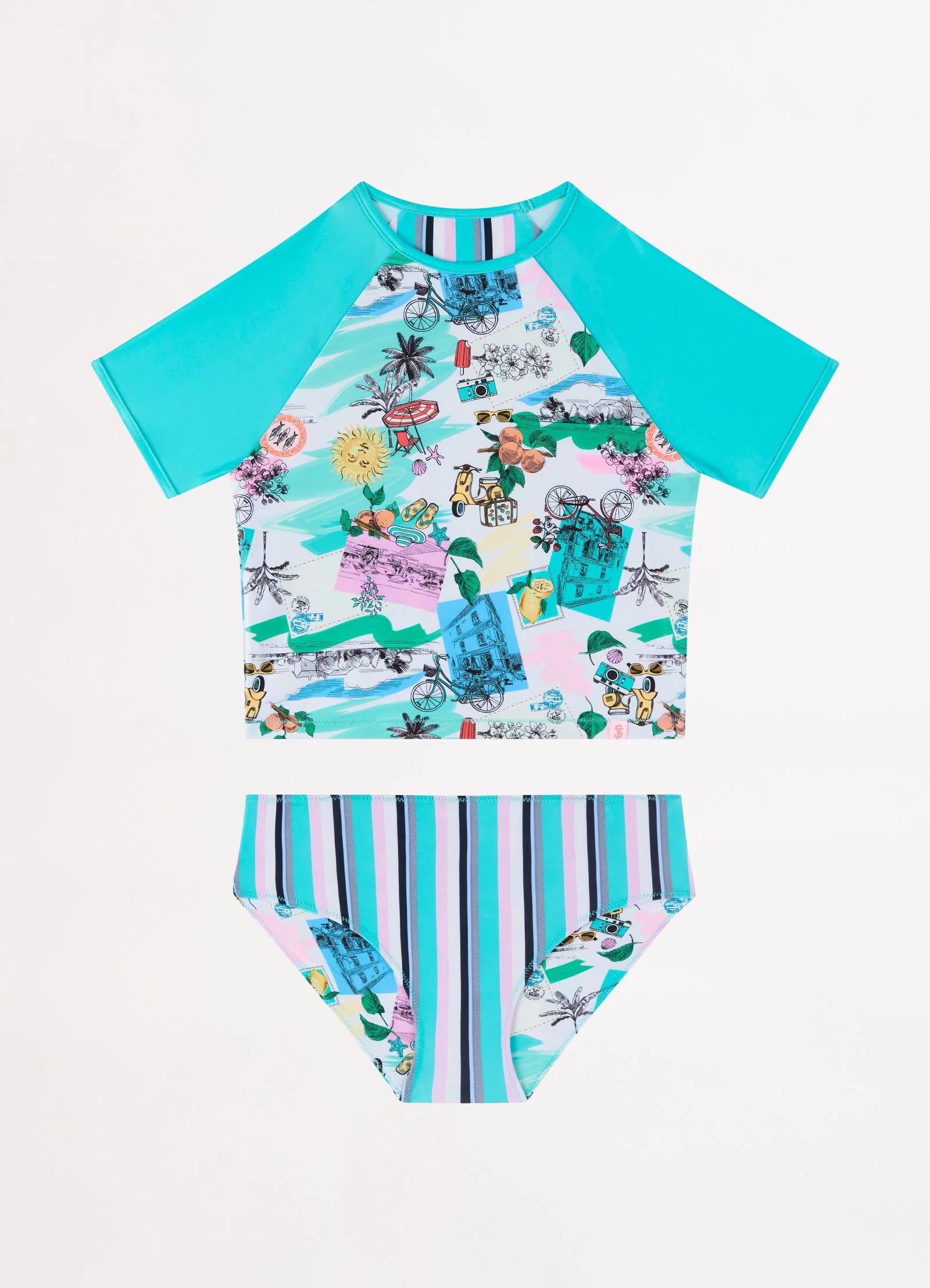 Amalfi Coast Girls Surf Set - Amalfi - Image 3