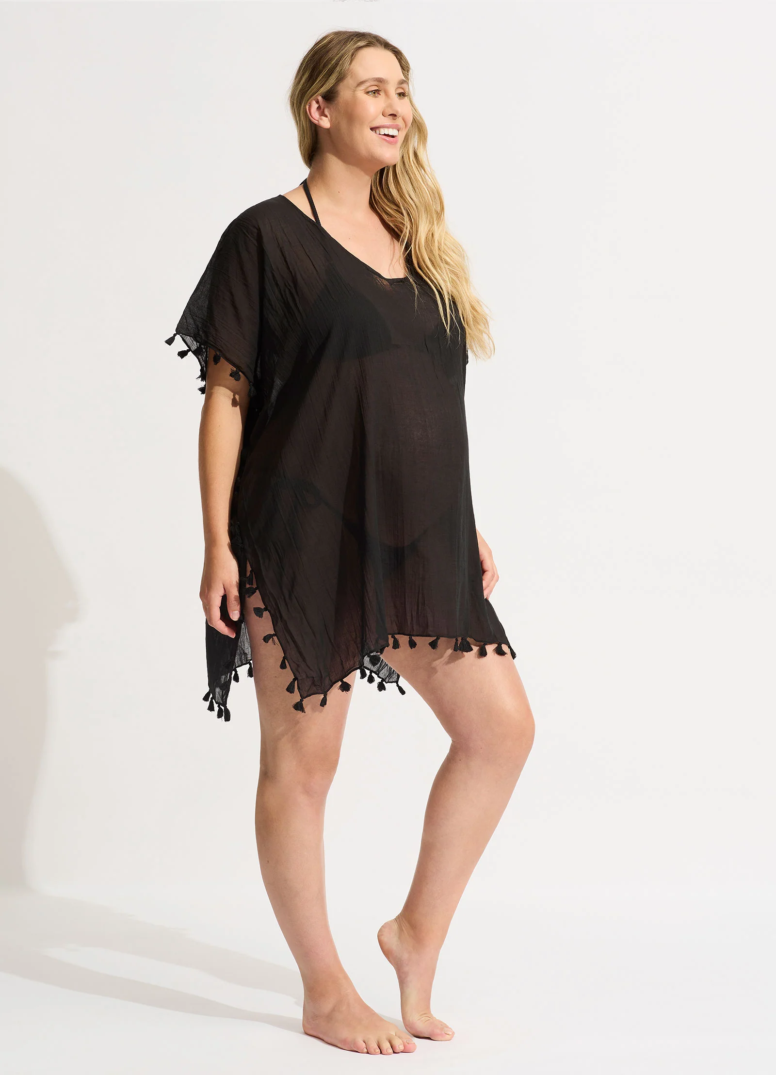 Amnesia Kaftan - Black - Image 3