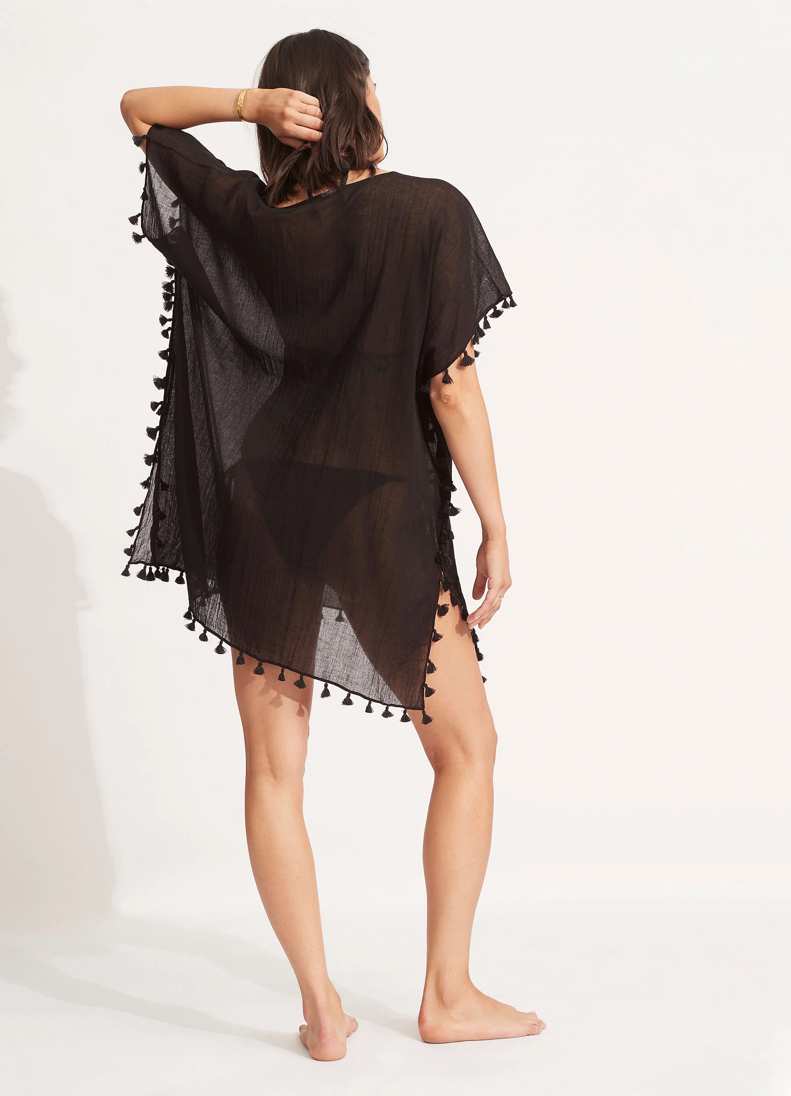 Amnesia Kaftan - Black - Image 4