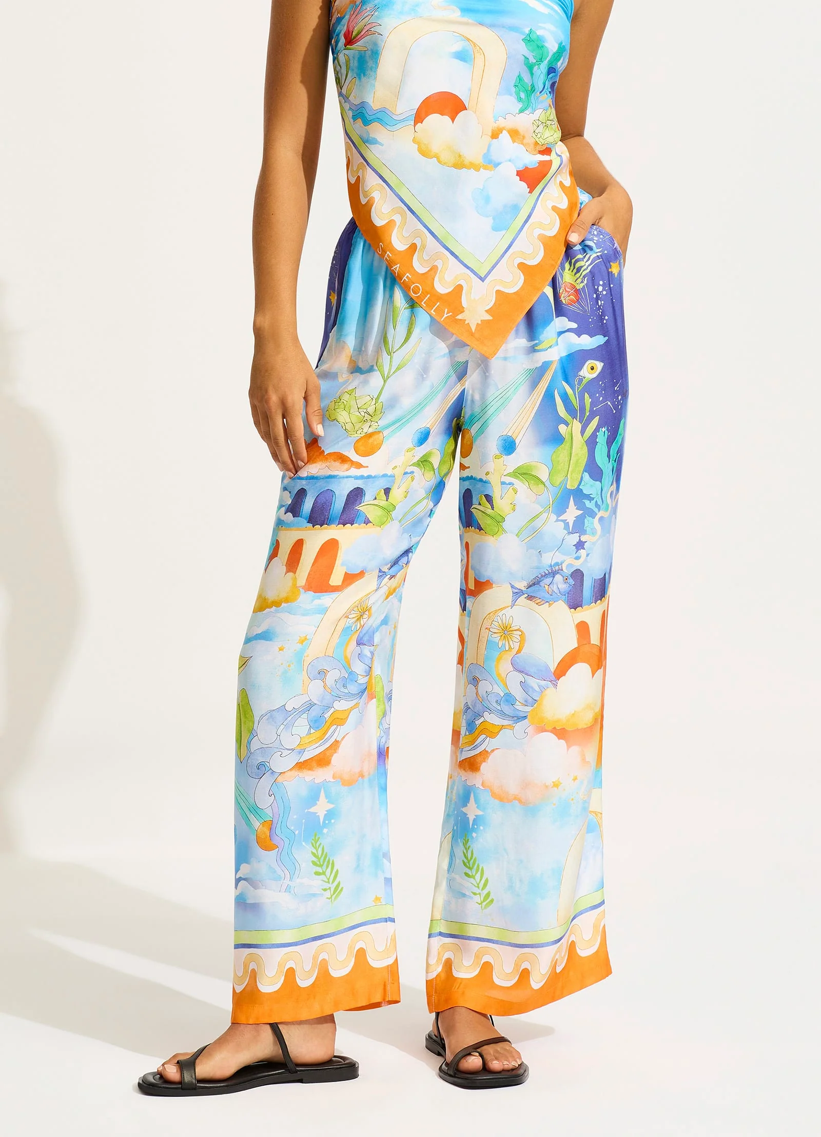 Aquarius Pant - Turquoise - Image 2