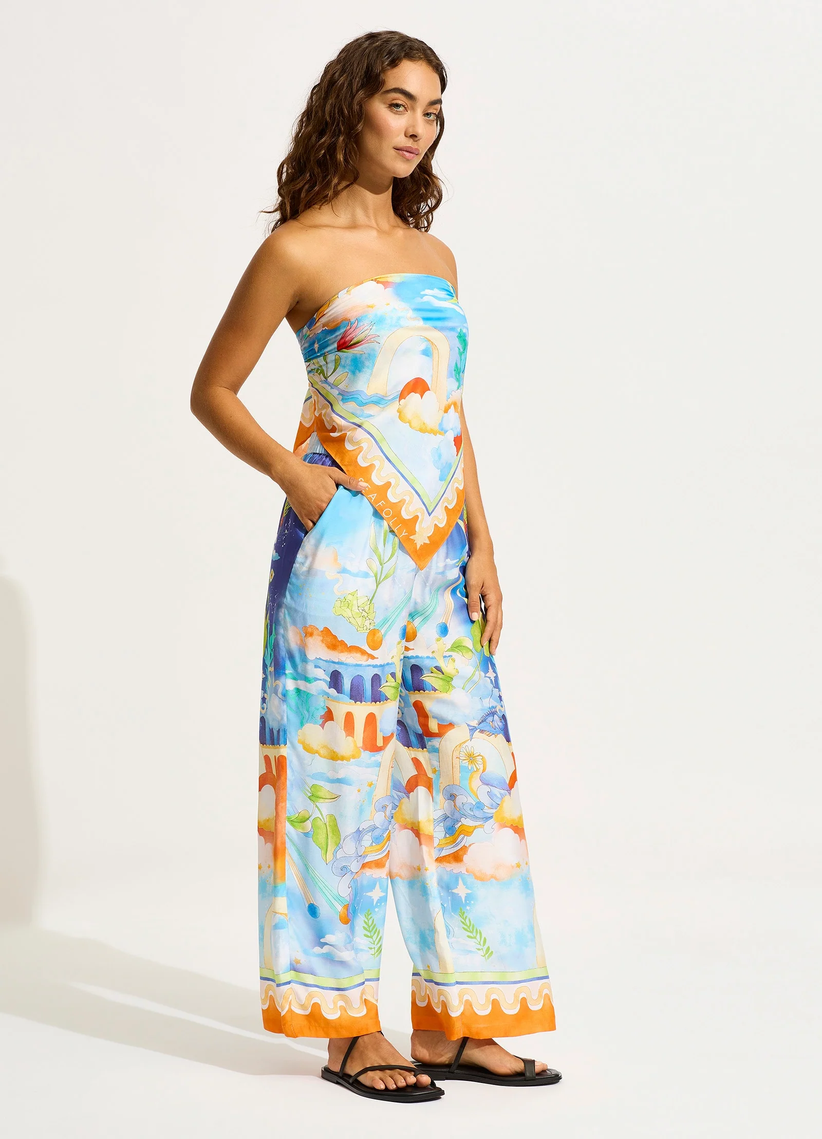 Aquarius Pant - Turquoise - Image 3