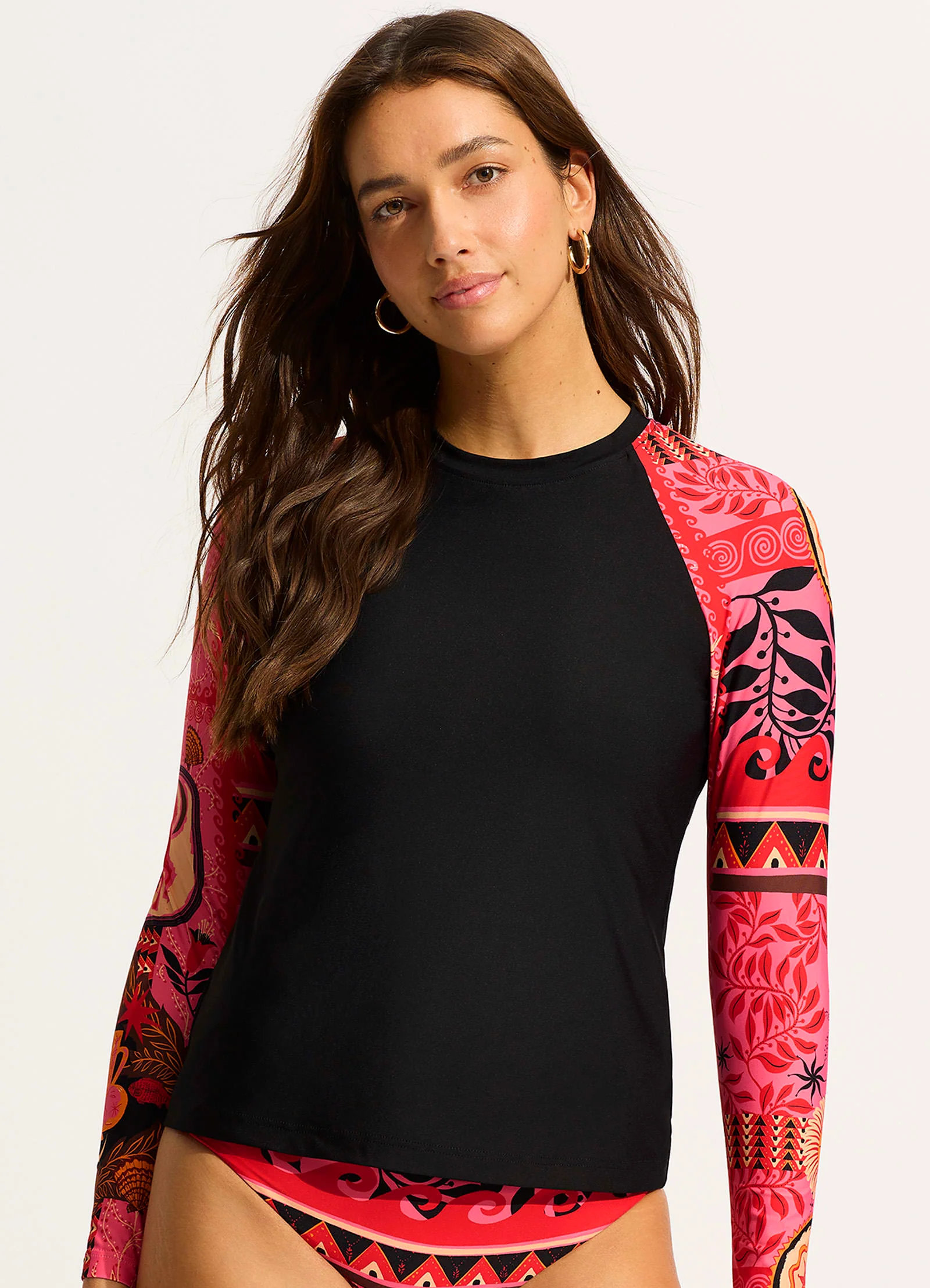 Atlantis Long Sleeve Rashvest - Paradise Pink - Image 2