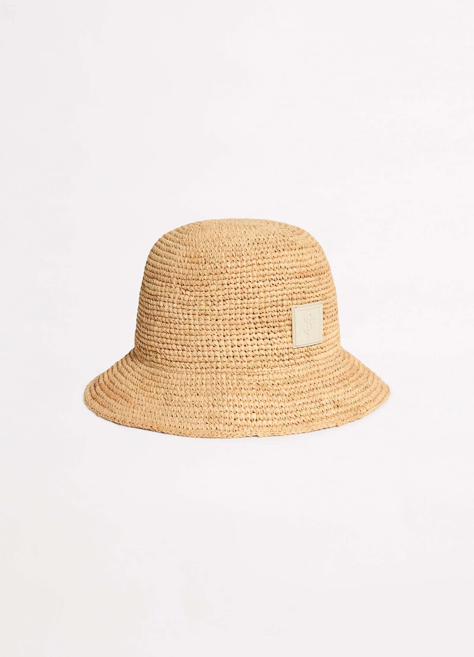 Atlantis Raffia Cloche Hat - Natural - Image 3