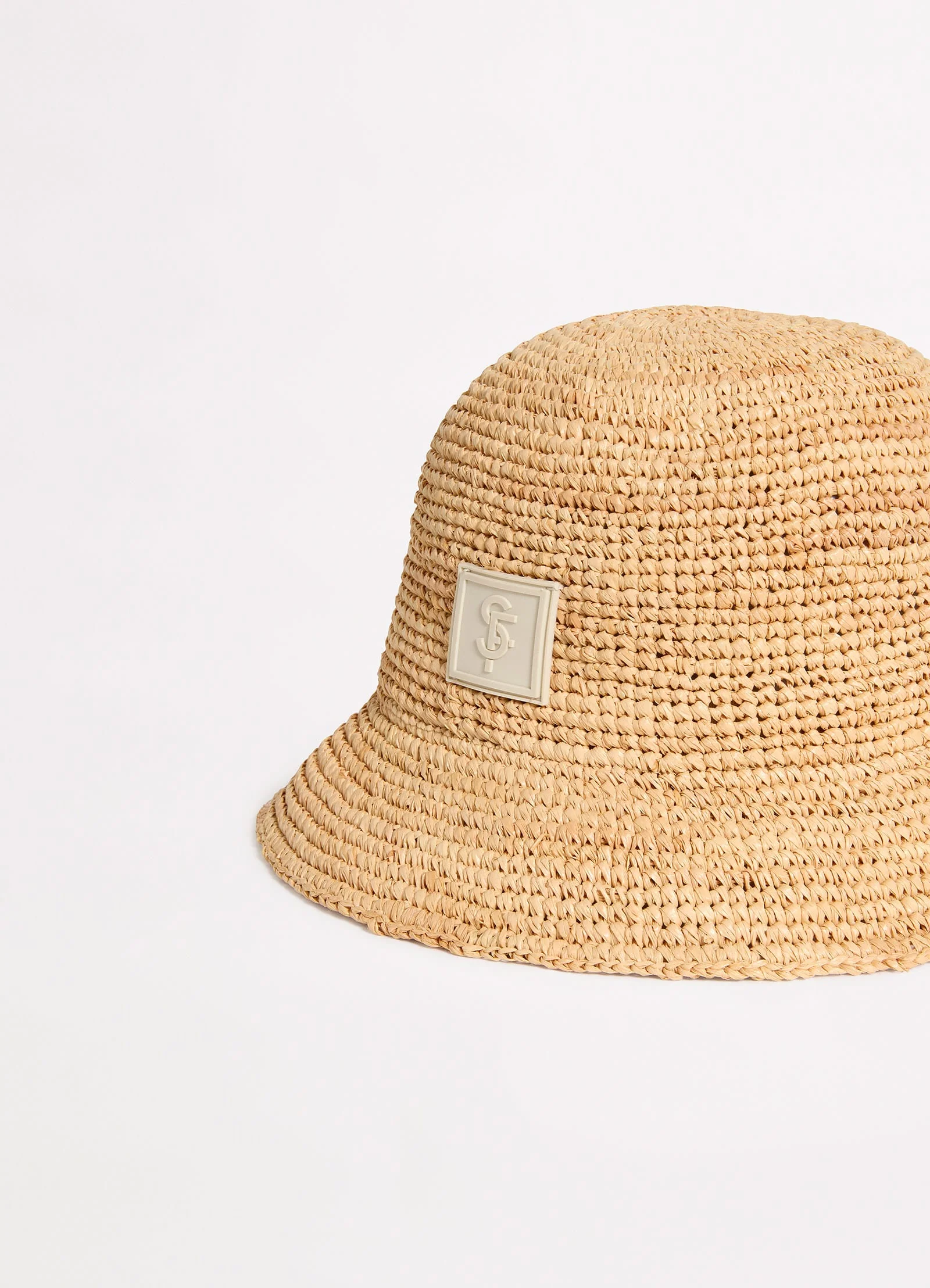 Atlantis Raffia Cloche Hat - Natural - Image 4
