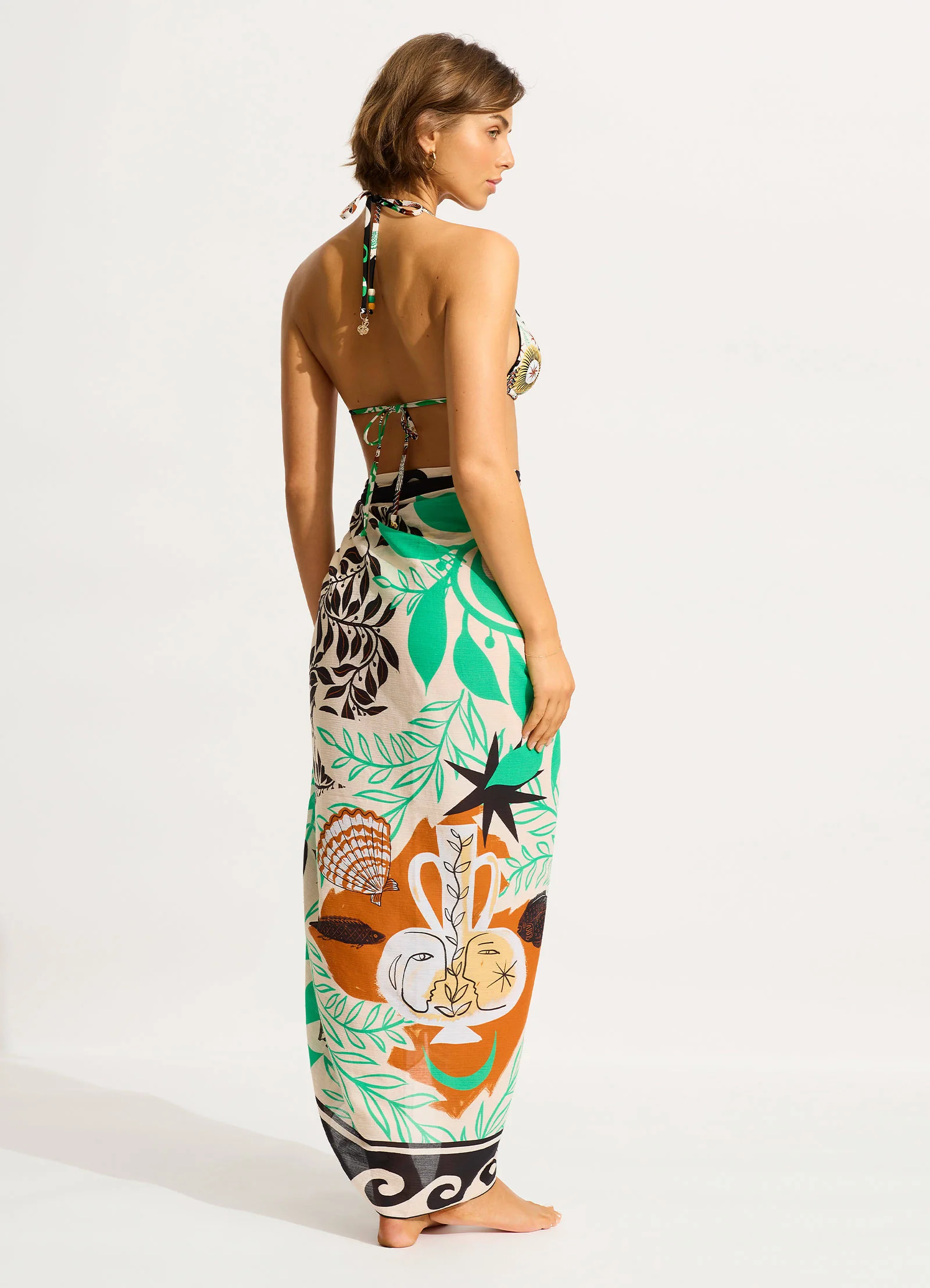 Atlantis Sarong - Ecru - Image 3