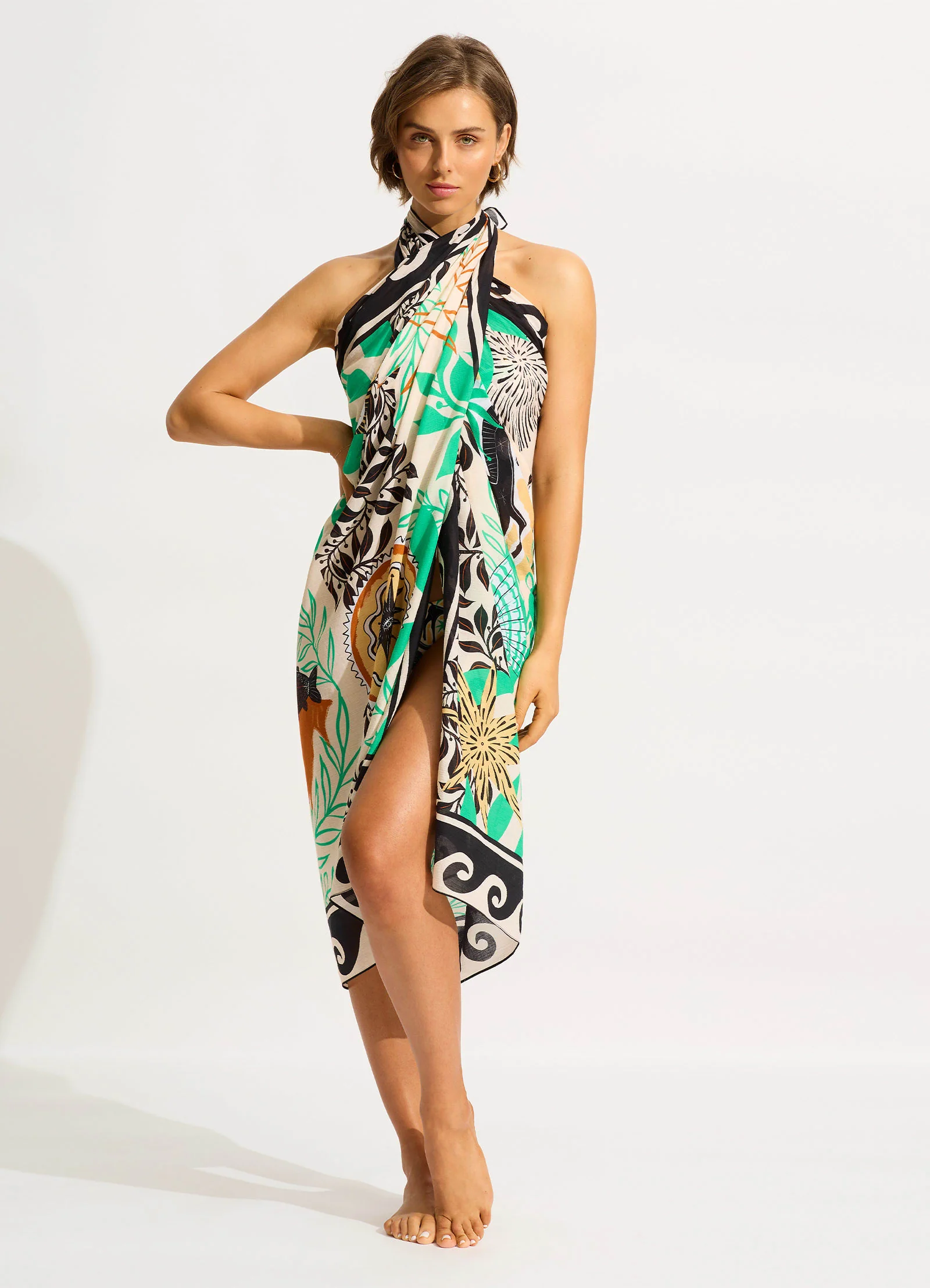 Atlantis Sarong - Ecru - Image 6