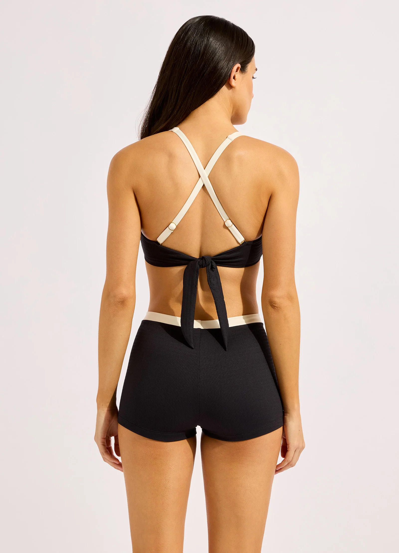 Bandwave Belted Boyleg Bikini Bottom - Image 4