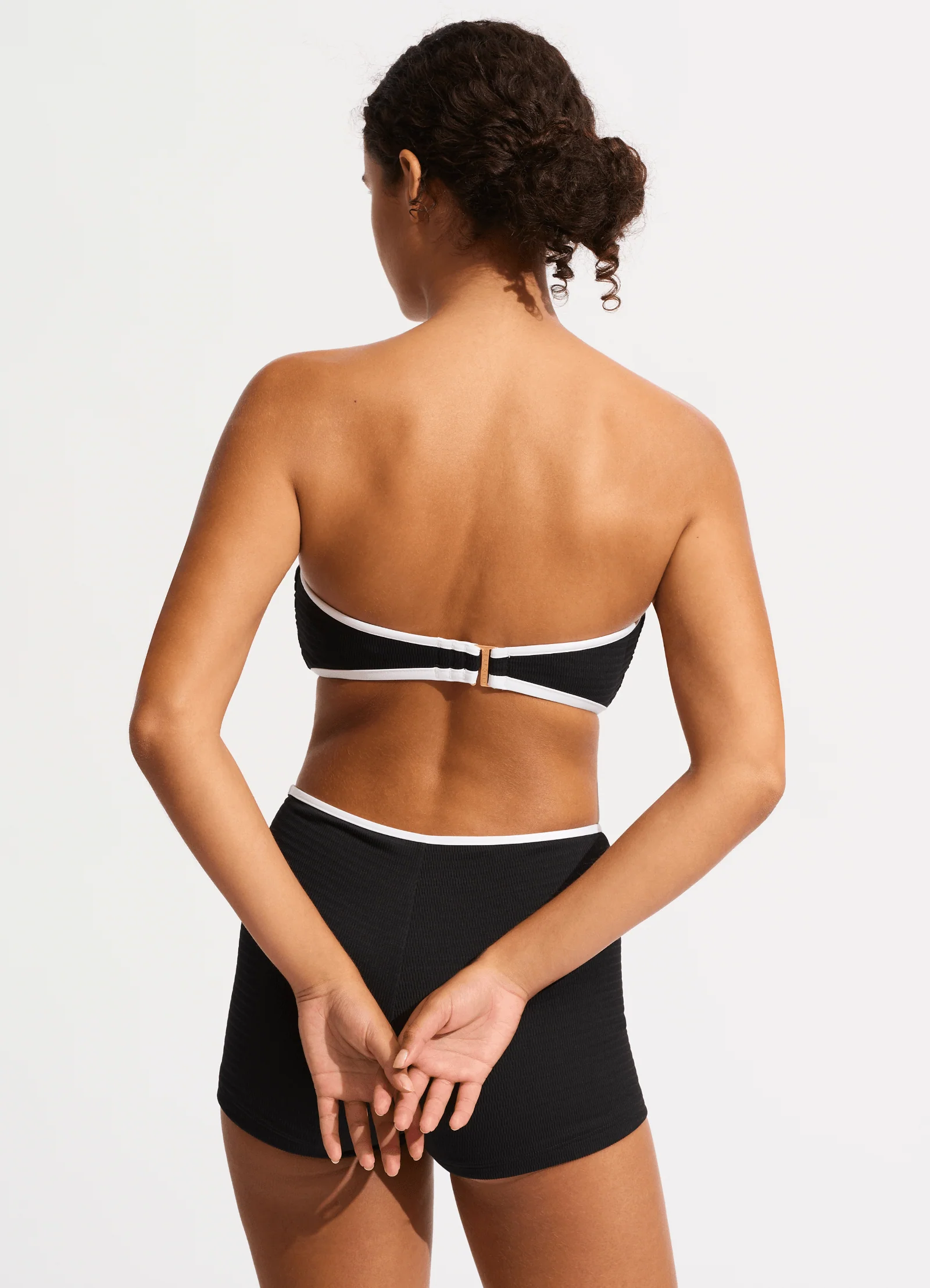 Beach Bound Boyleg Bikini Bottom - Black - Image 4