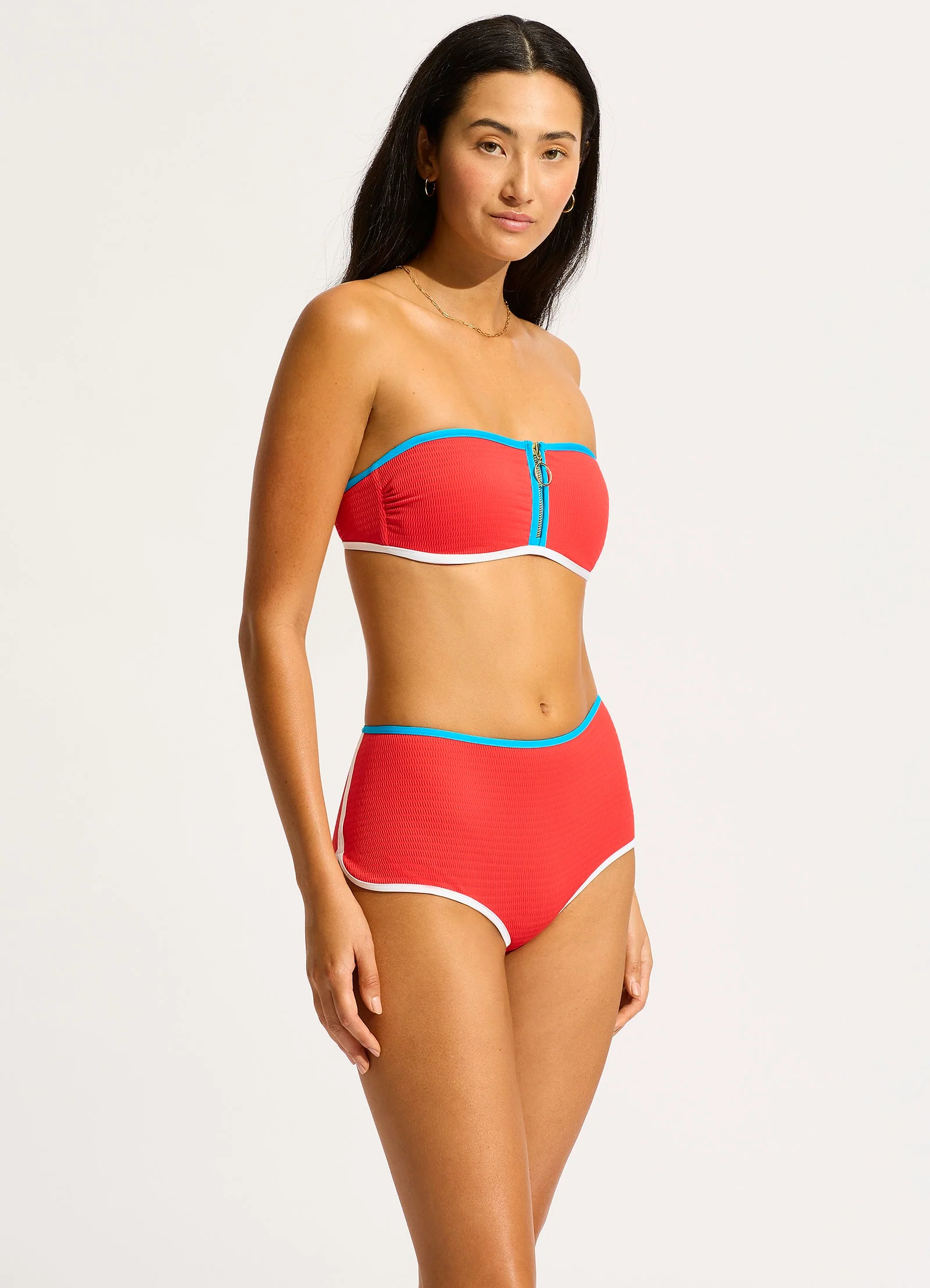 Beach Bound Boyleg Bikini Bottom - Flame - Image 3
