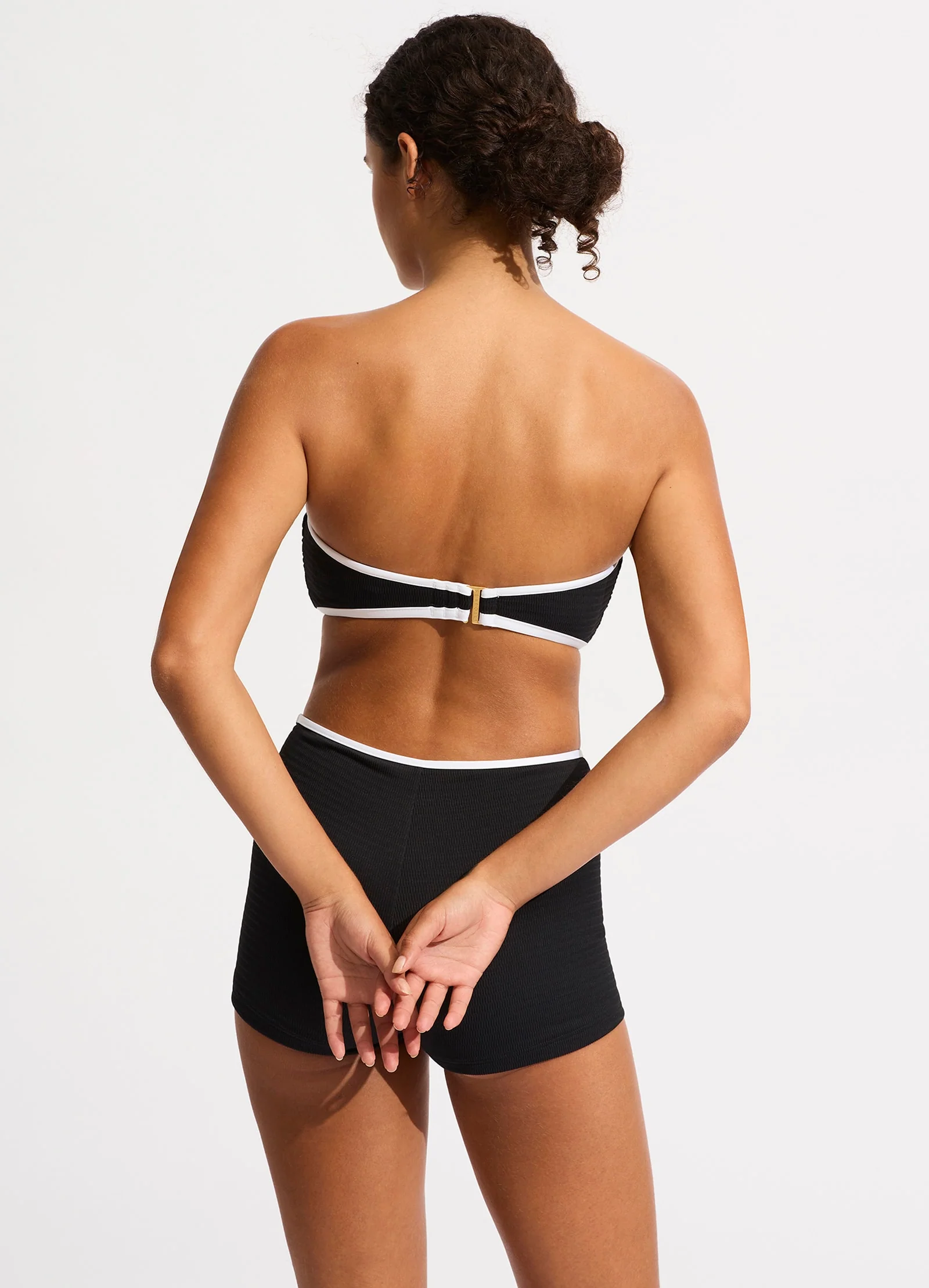 Beach Bound DD Tank Bikini Top - Black - Image 4