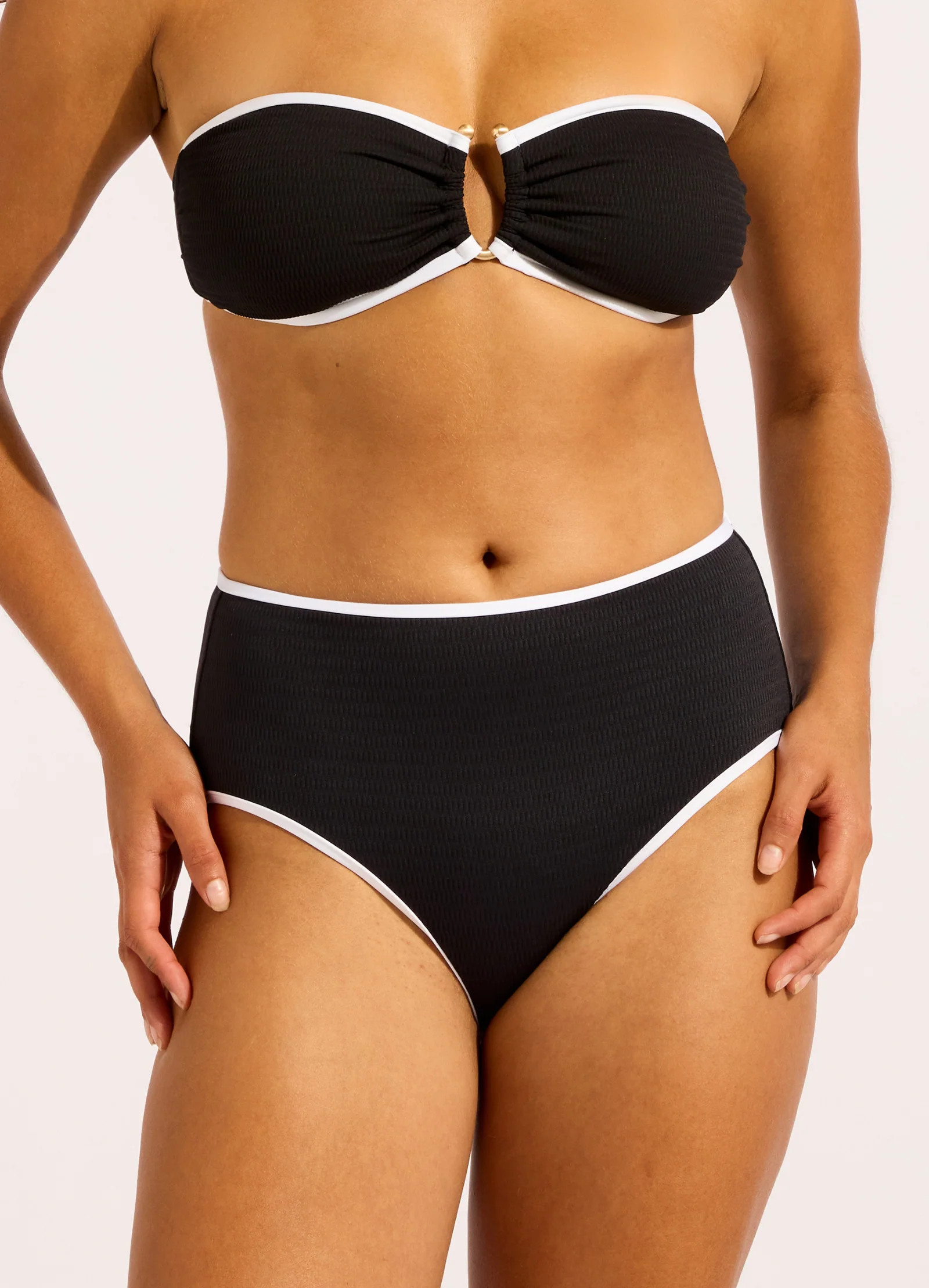 Beach Bound High Waist Bikini Bottom - Image 2