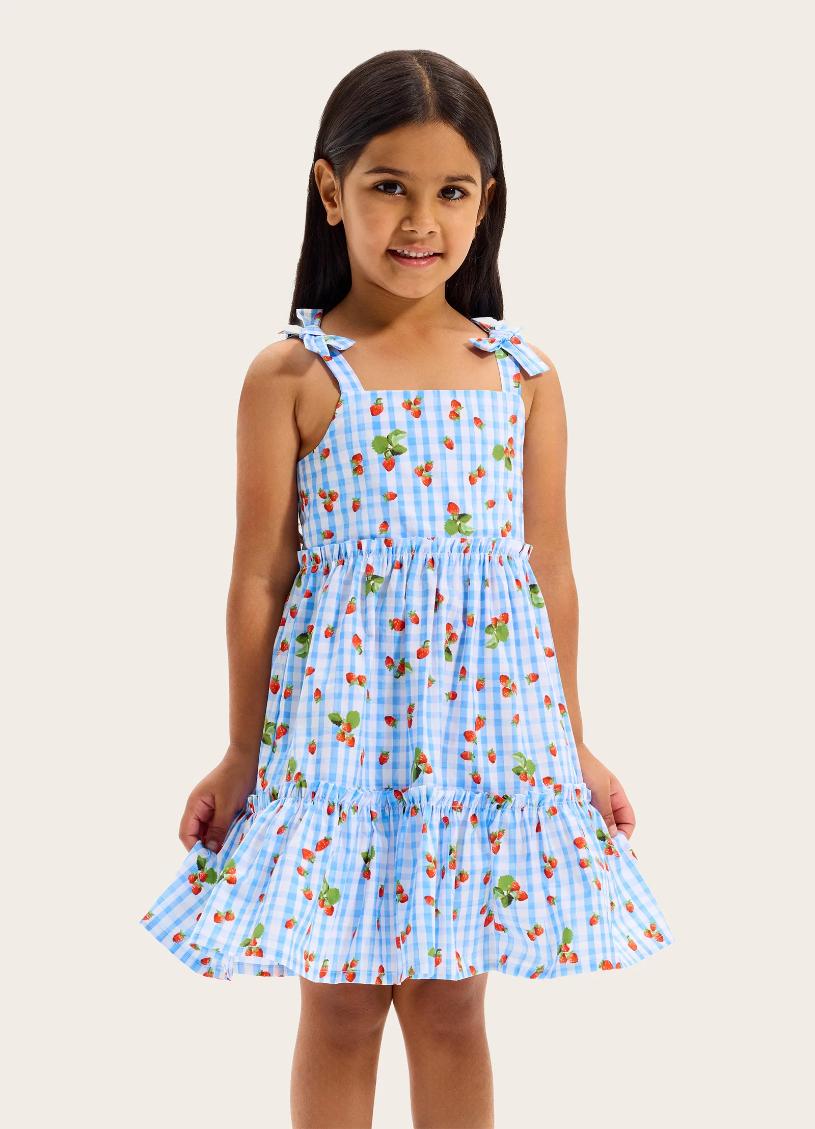 Beach Picnic Tiered Dress - Image 3