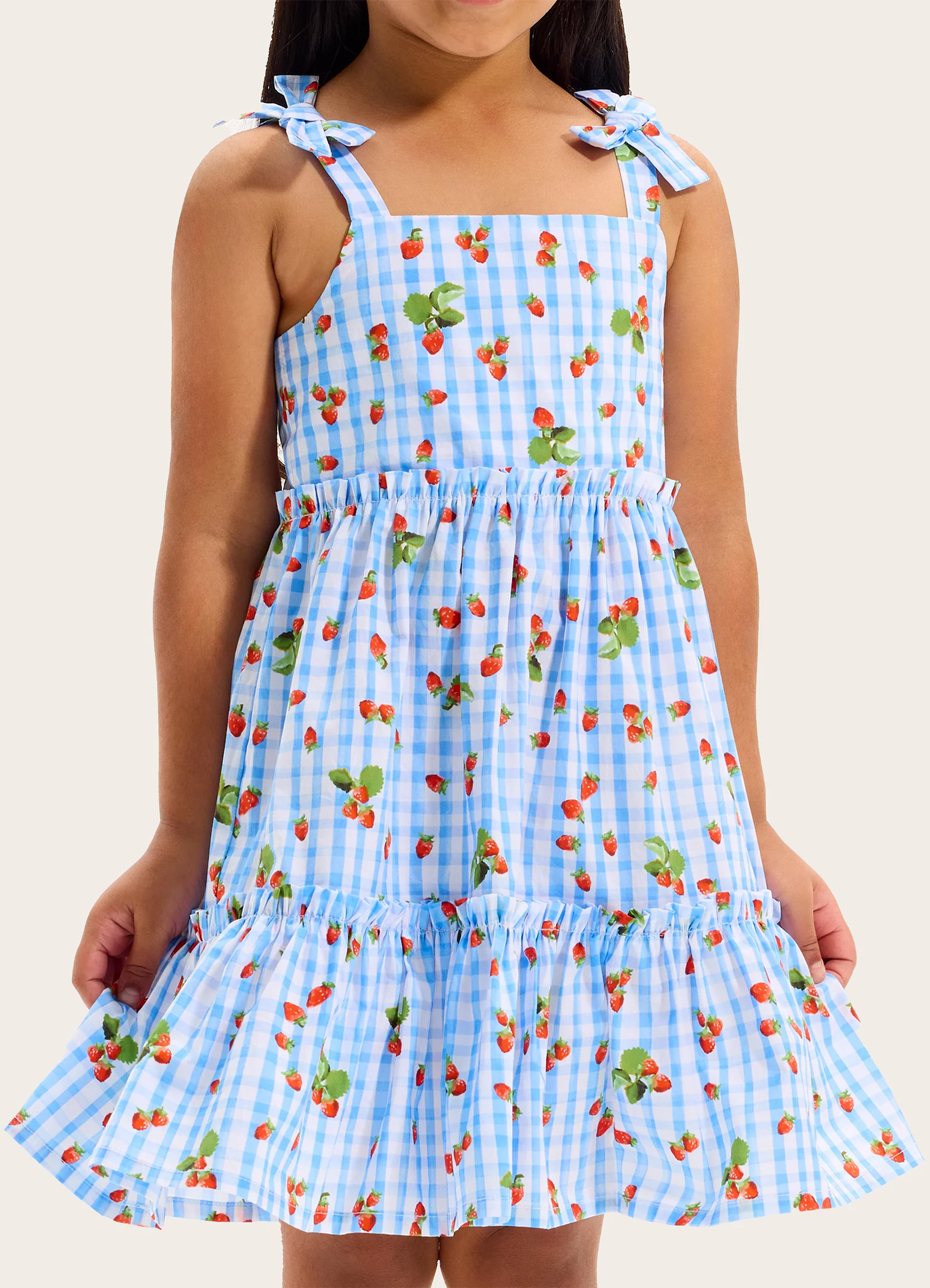 Beach Picnic Tiered Dress - Image 4
