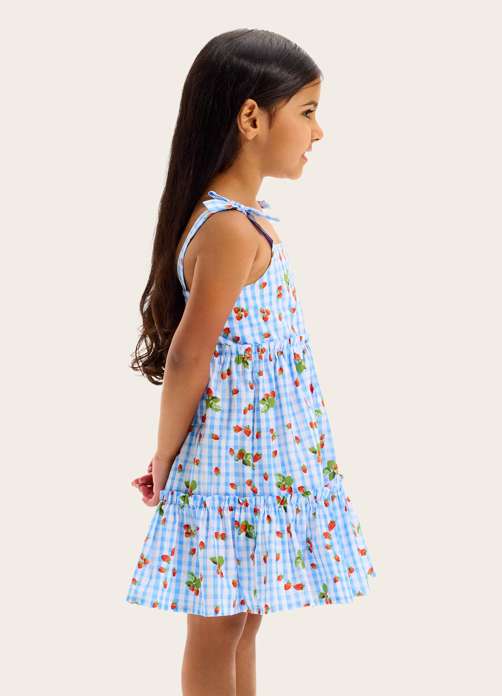 Beach Picnic Tiered Dress - Image 5