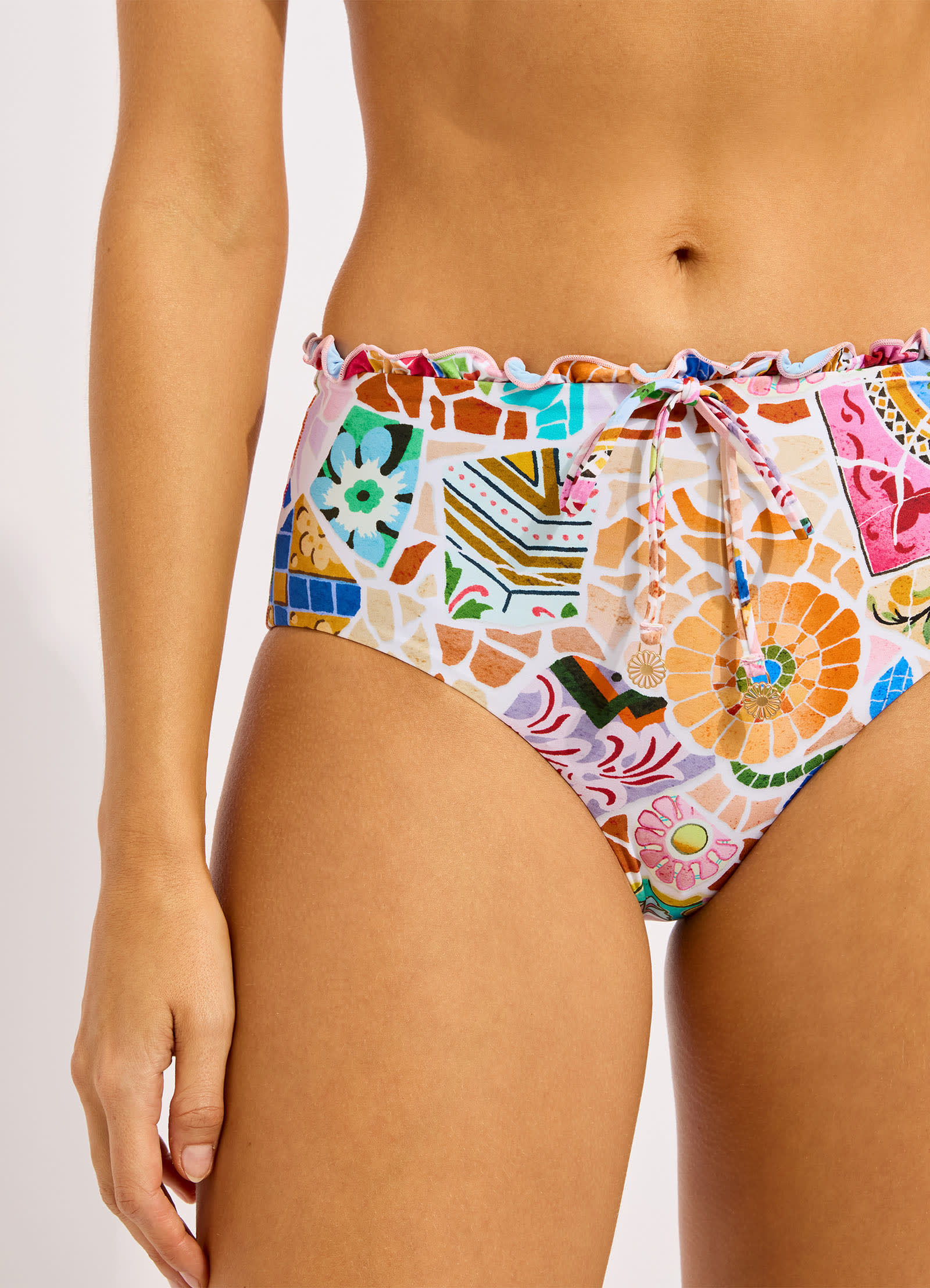 Beach Boheme High Waisted Bikini Bottom - Image 5