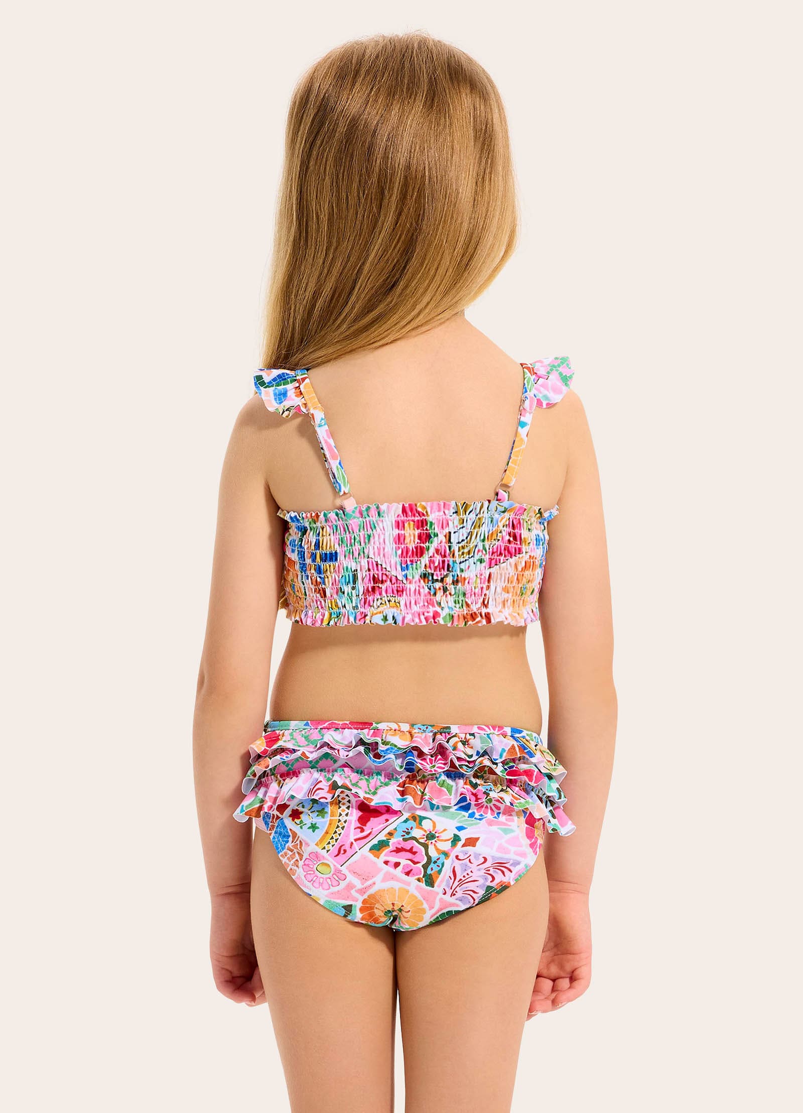 Beach Boheme Shirred Bikini Set - Image 5