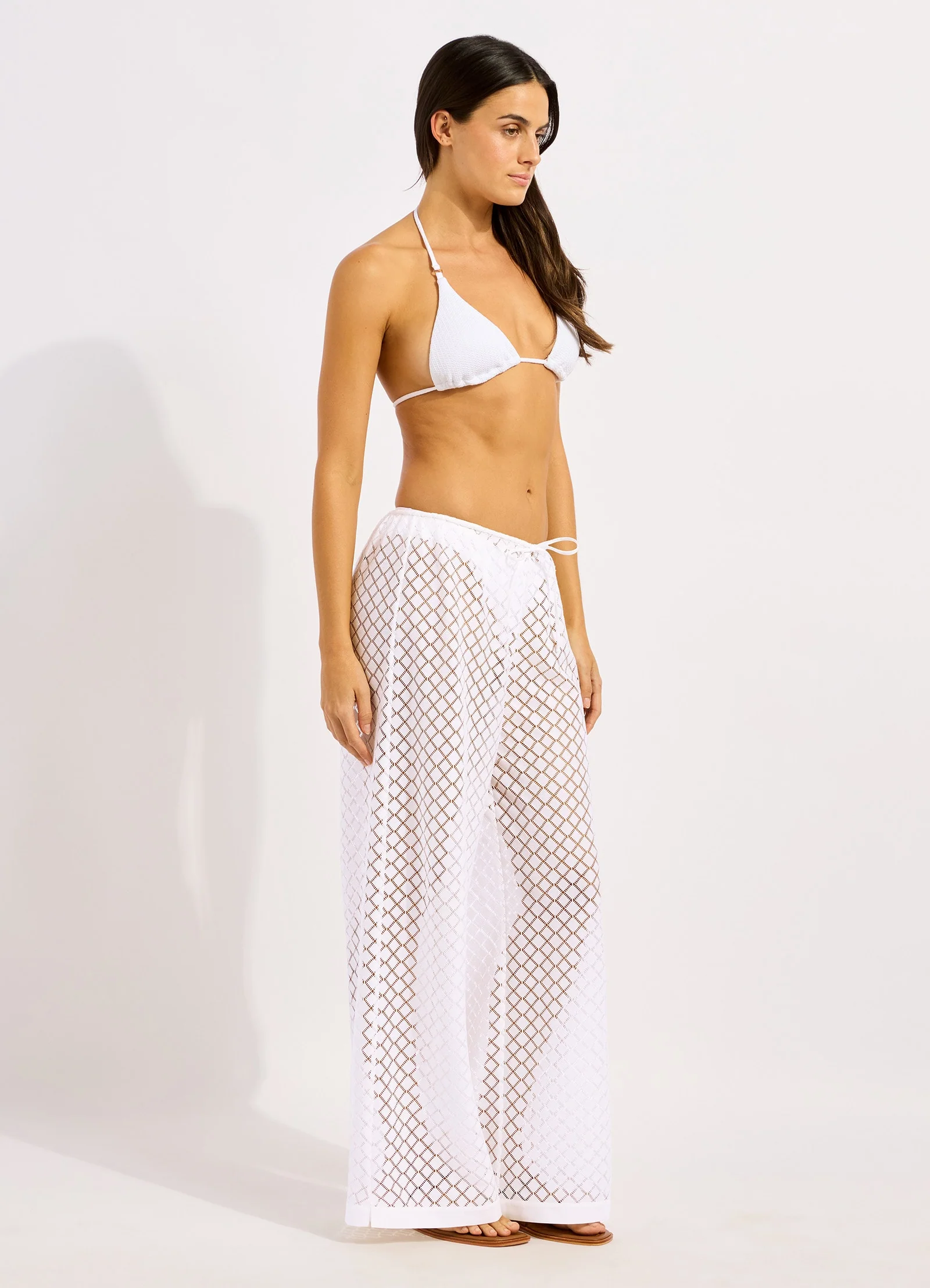 Beachedit Drawstring Lace Pant - Image 3