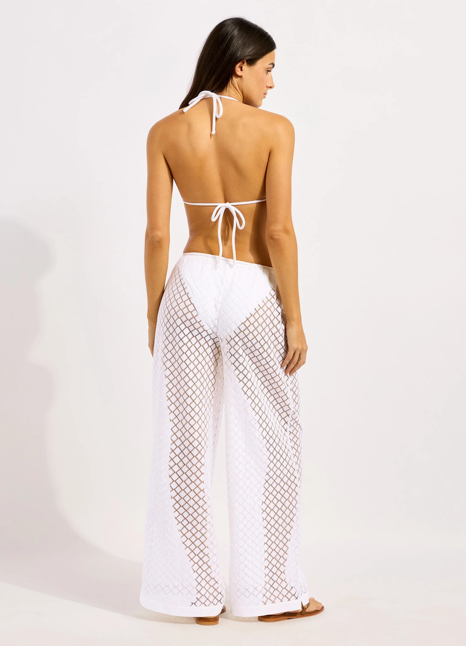 Beachedit Drawstring Lace Pant - Image 4