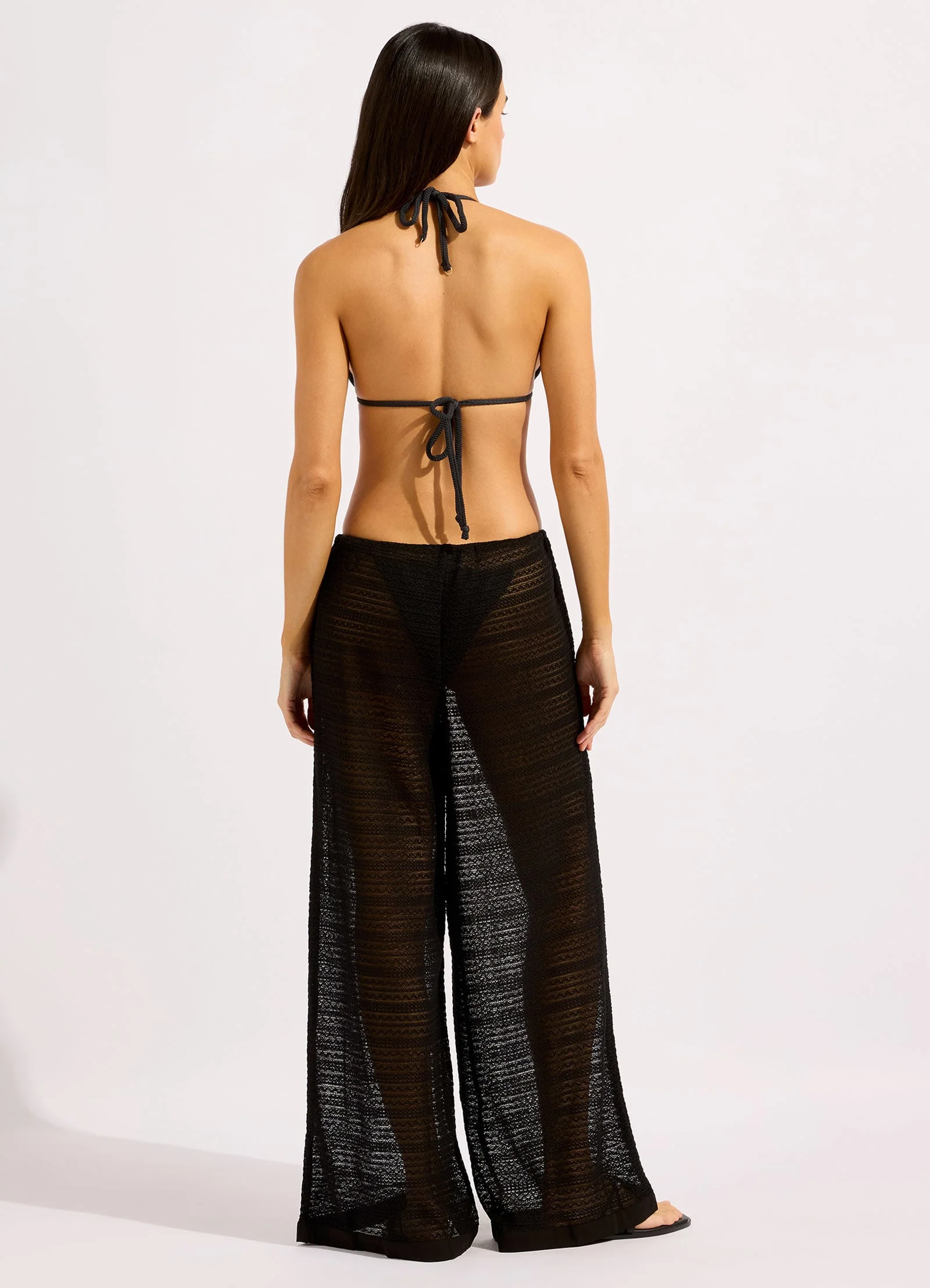 Beachedit Drawstring Lace Pant - Image 4