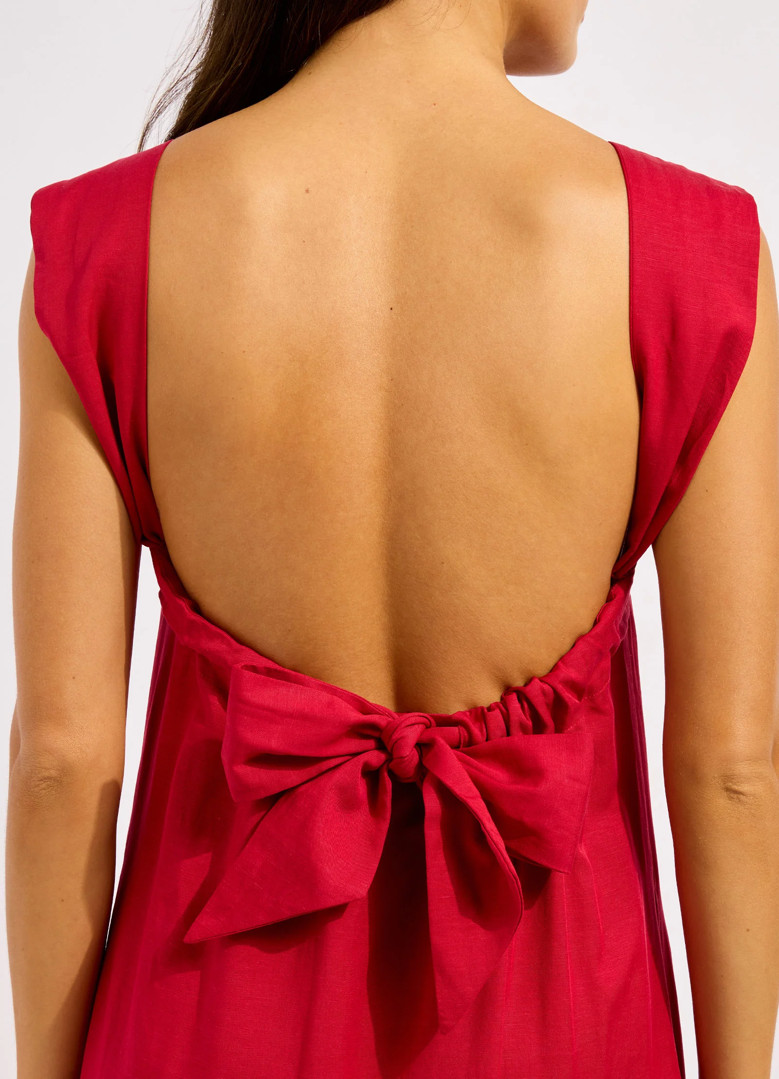 Beachedit Tie Back Maxi Dress - Image 4