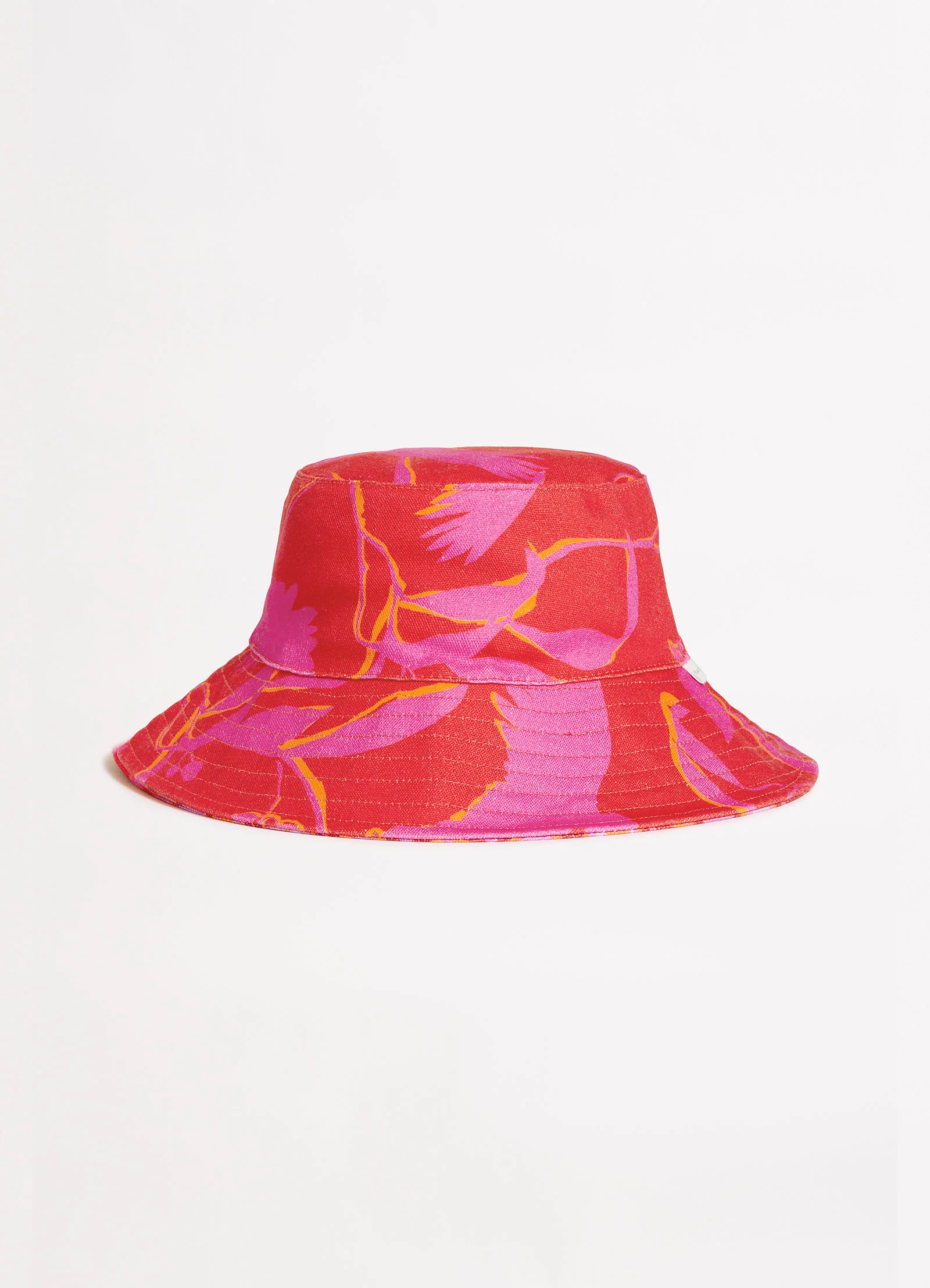 Birds Of Paradise Bucket Hat - Chilli Red - Image 3