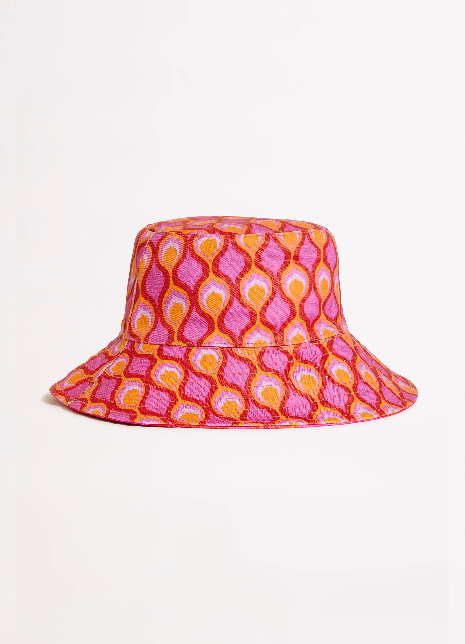 Birds Of Paradise Bucket Hat - Chilli Red - Image 5