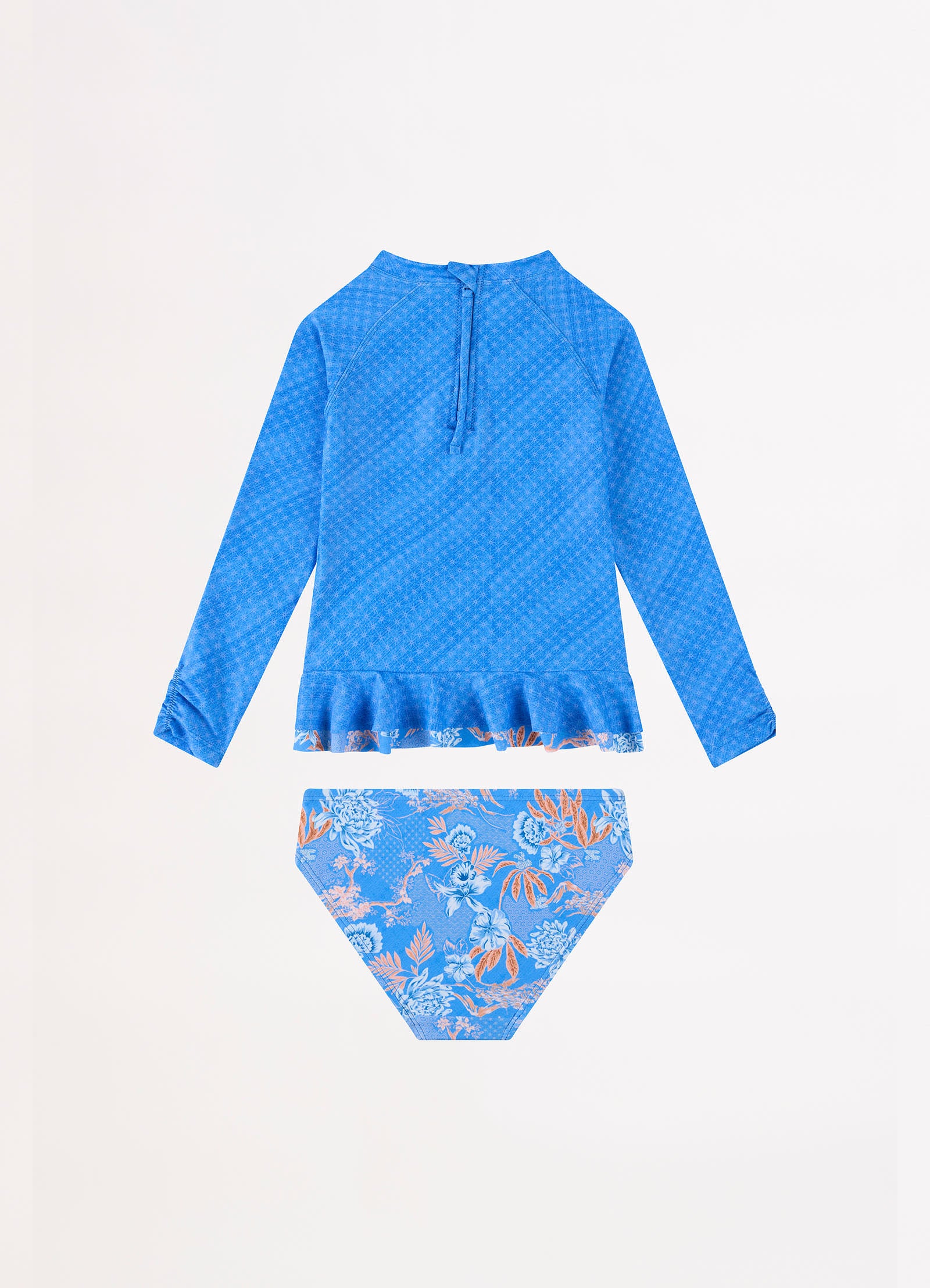 Blue Fuji Girls Peplum Surf Set - Starlight - Image 3