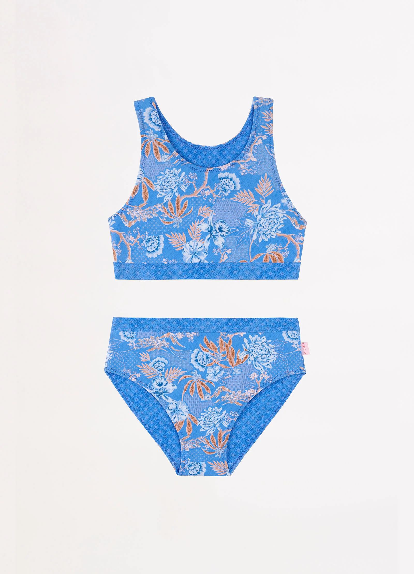 Blue Fuji Girls Reversible Bikini - Starlight - Image 3