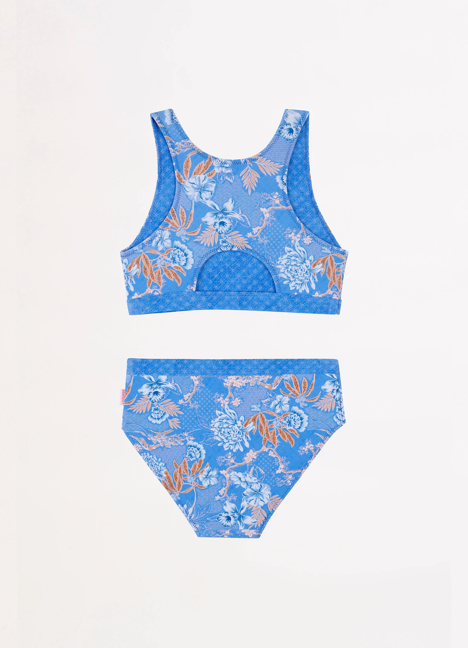 Blue Fuji Girls Reversible Bikini - Starlight - Image 4