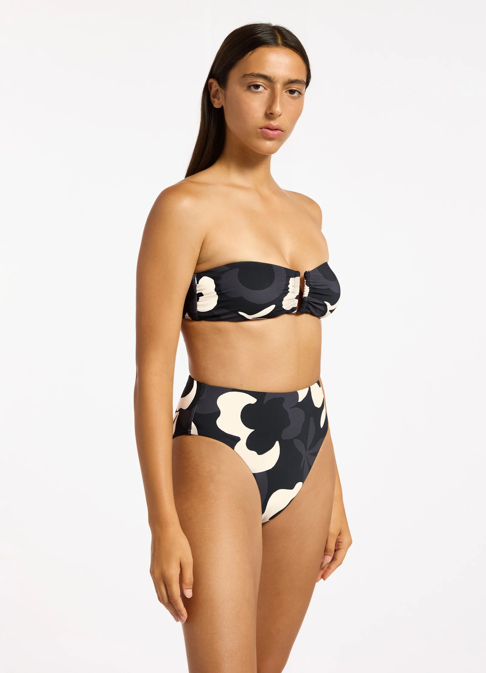 Cactus Garden High Waist High Leg Bikini Bottom - Image 3