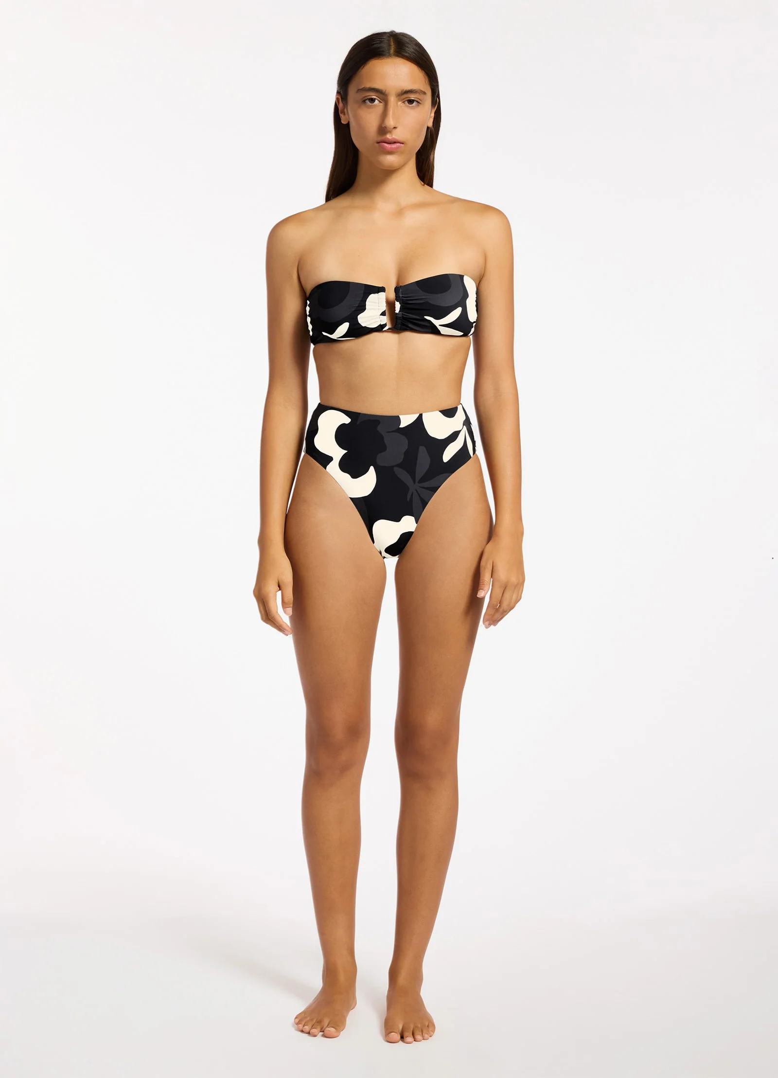 Cactus Garden U Trim Bandeau Bikini Top - Image 4