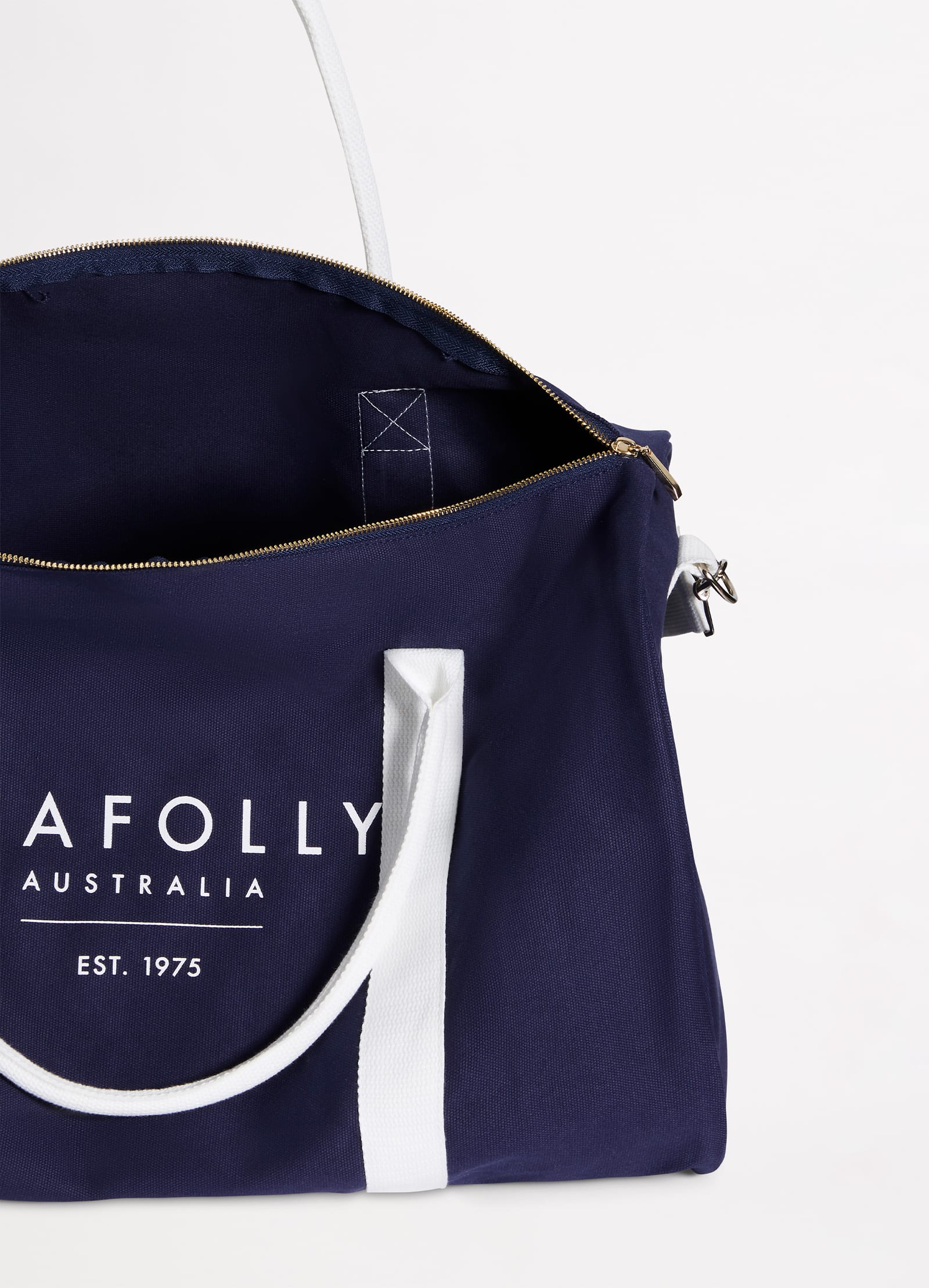 Canvas Duffle Bag - True Navy - Image 4