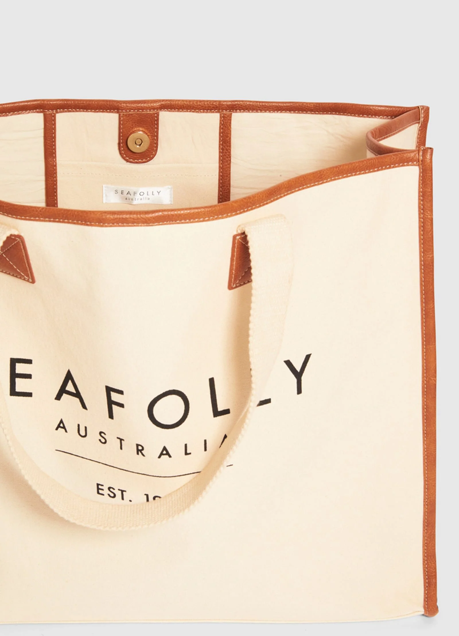 Canvas Tote Bag - Sand - Image 4