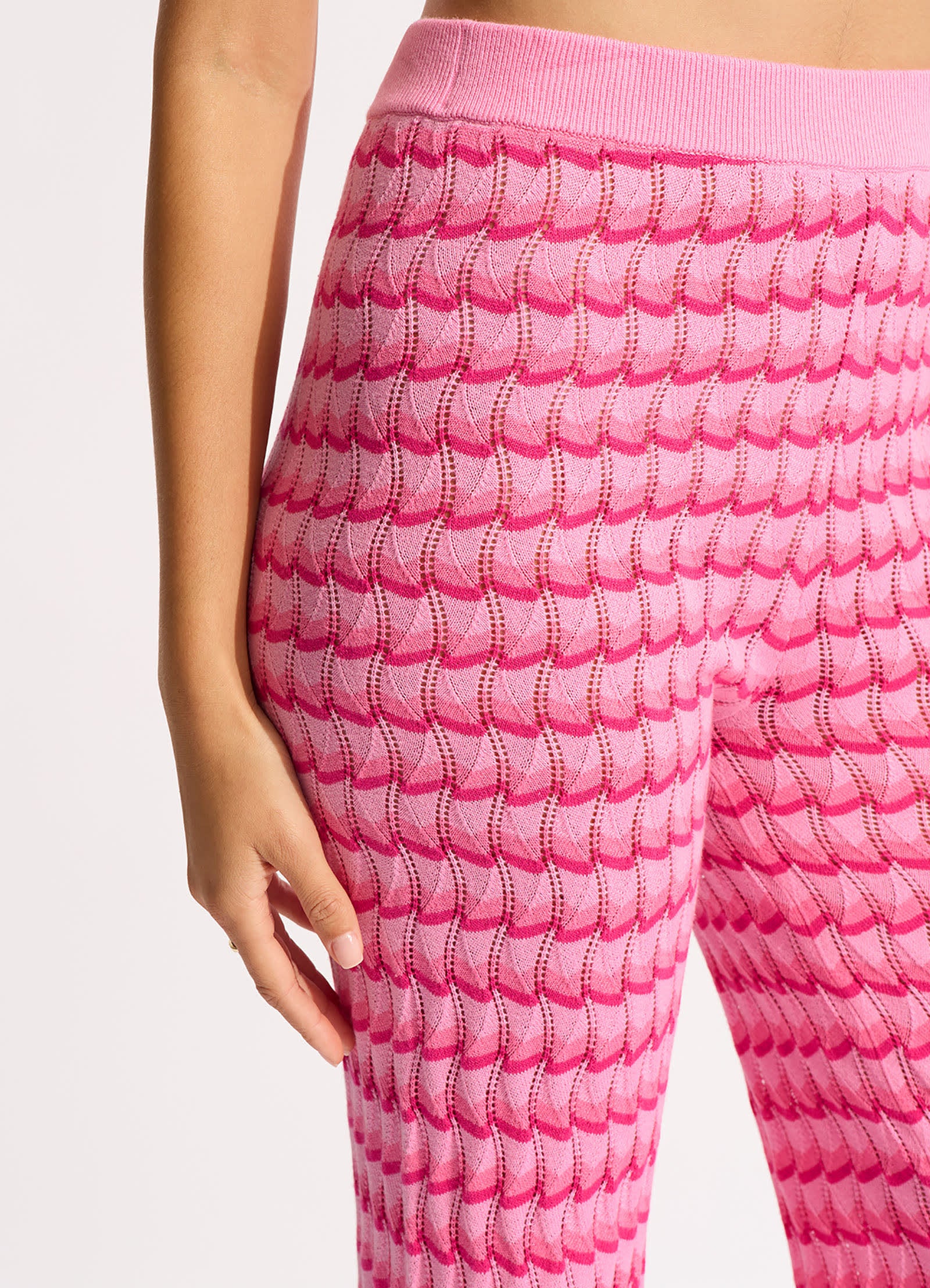 Carnaby Knit Pant - Fuchsia Rose - Image 5