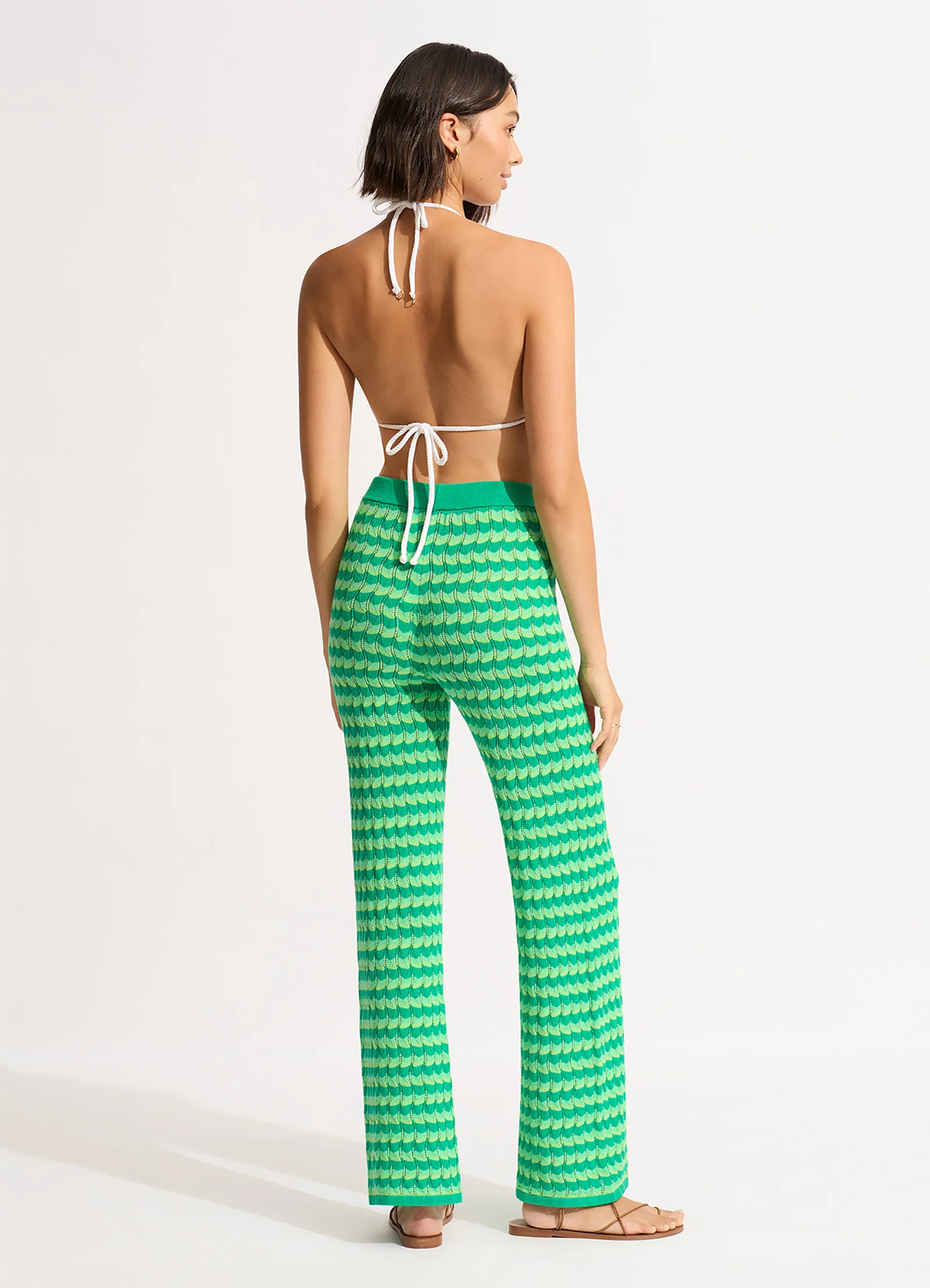 Carnaby Knit Pant - Jade - Image 4