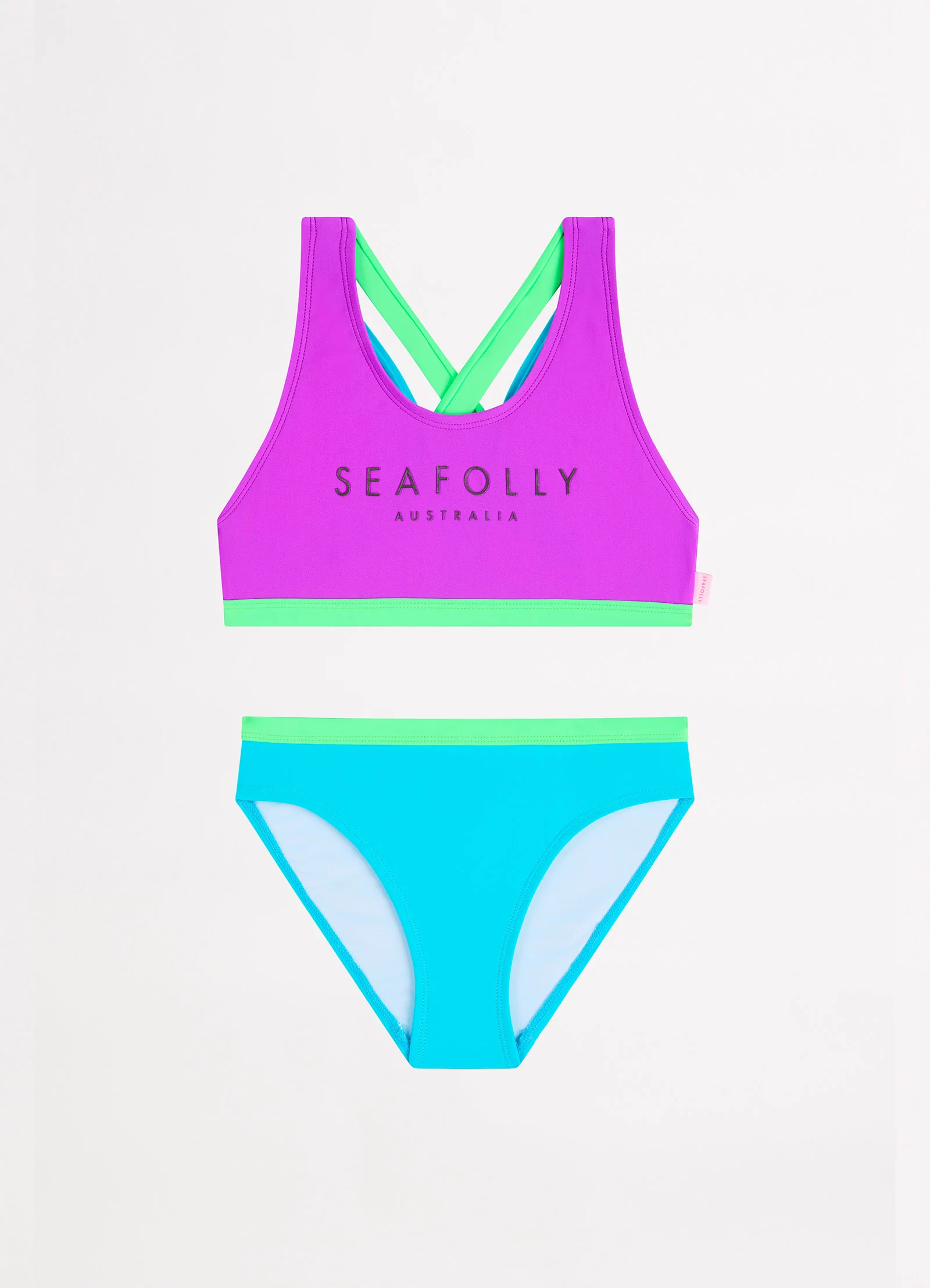 Carnivale Girls Colour Blocked Bikini - Col Block - Image 3