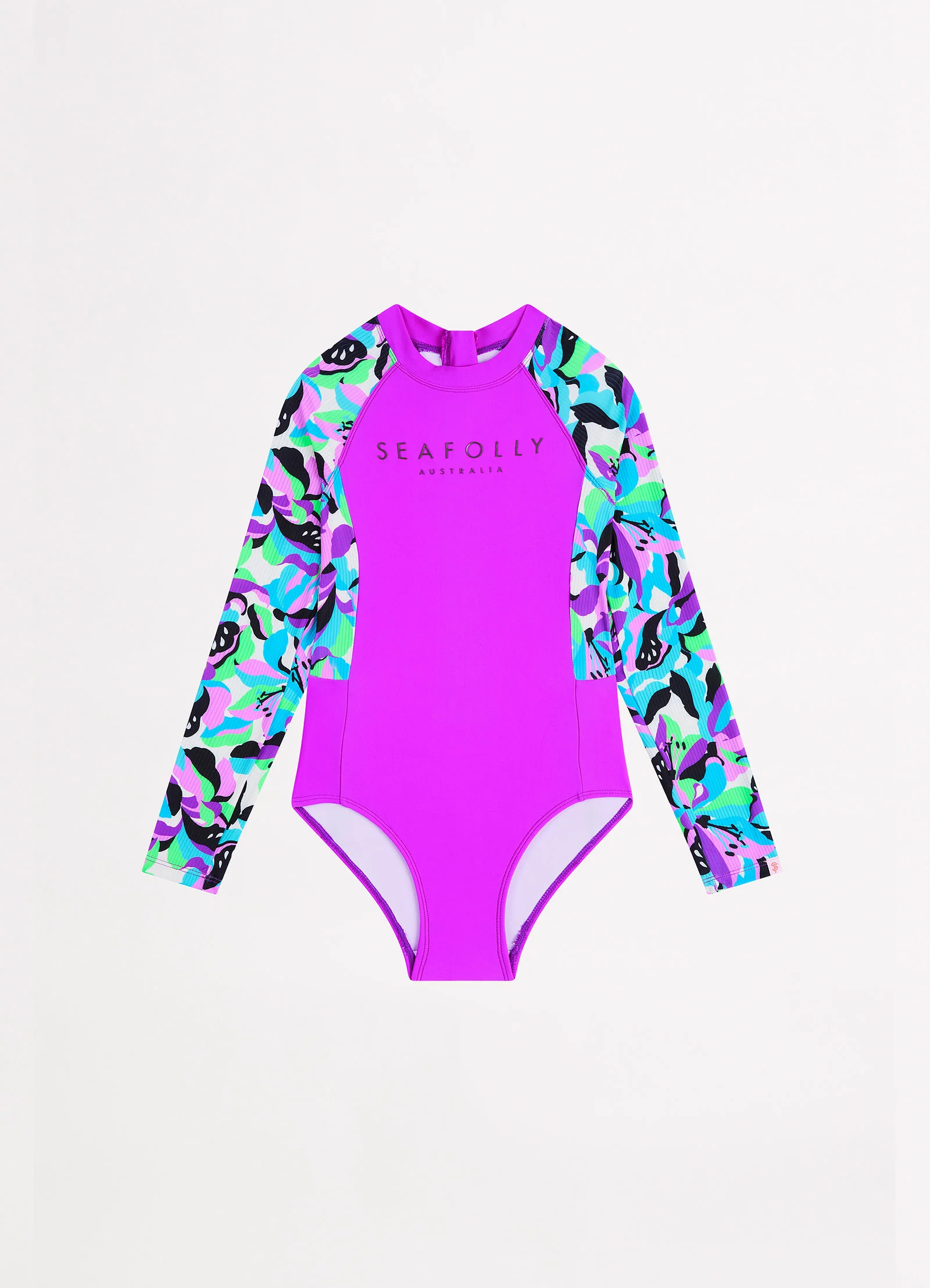 Carnivale Girls Zip Back Paddlesuit - Aster - Image 2