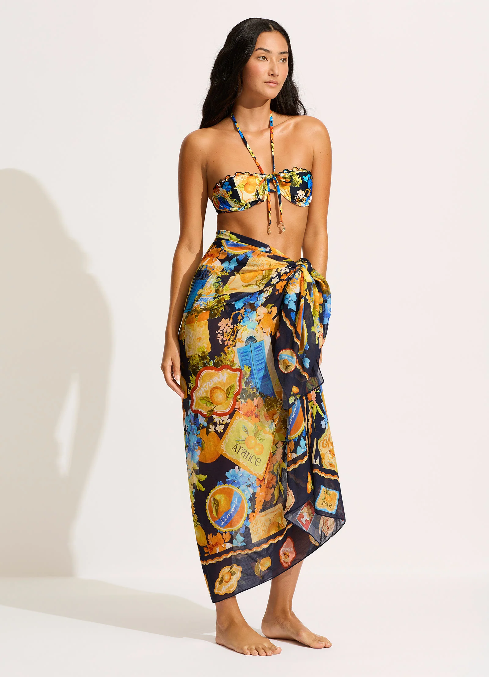 Ciao Bella Ciao Bella Sarong - True Navy - Image 2