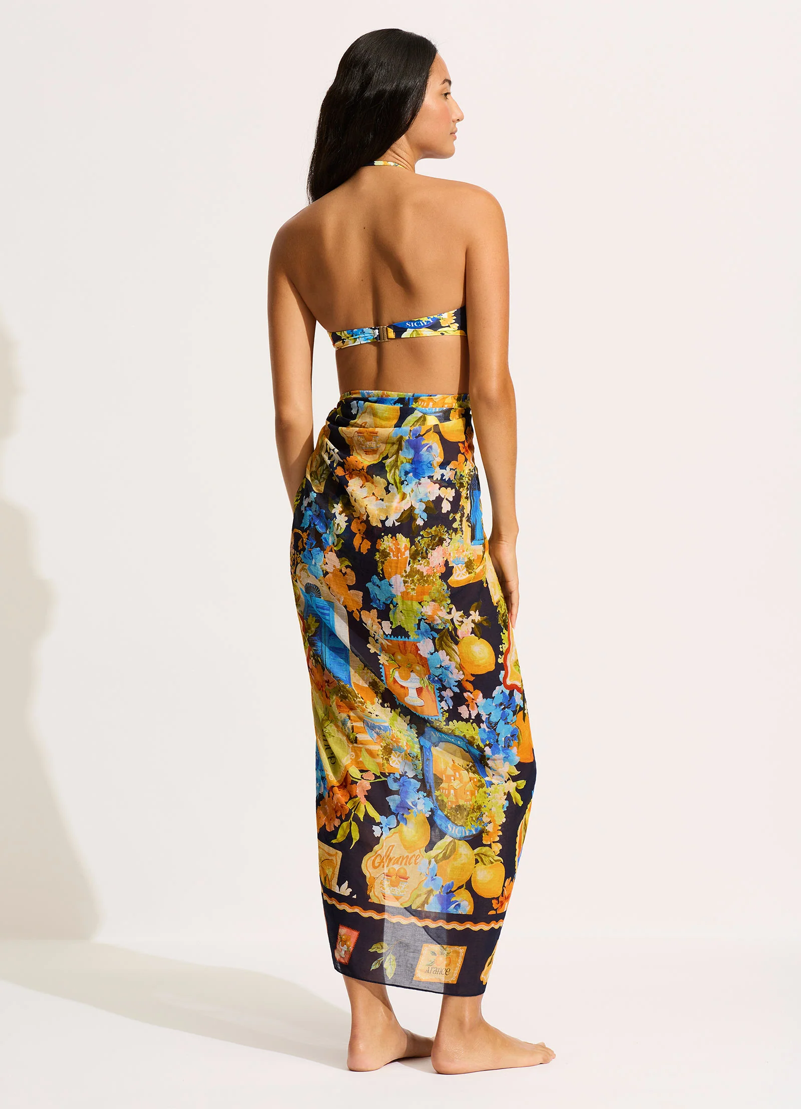 Ciao Bella Ciao Bella Sarong - True Navy - Image 3