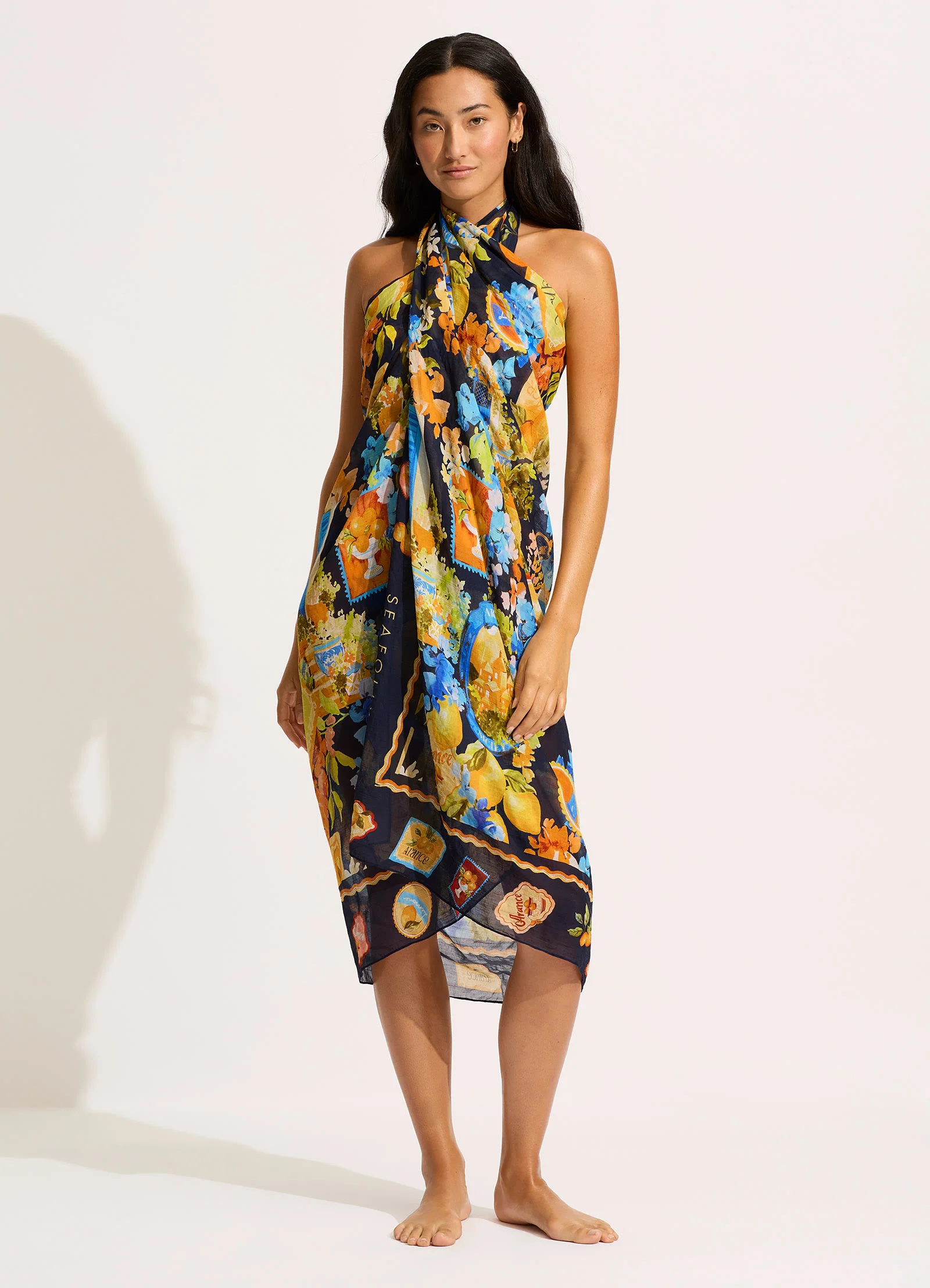 Ciao Bella Ciao Bella Sarong - True Navy - Image 5