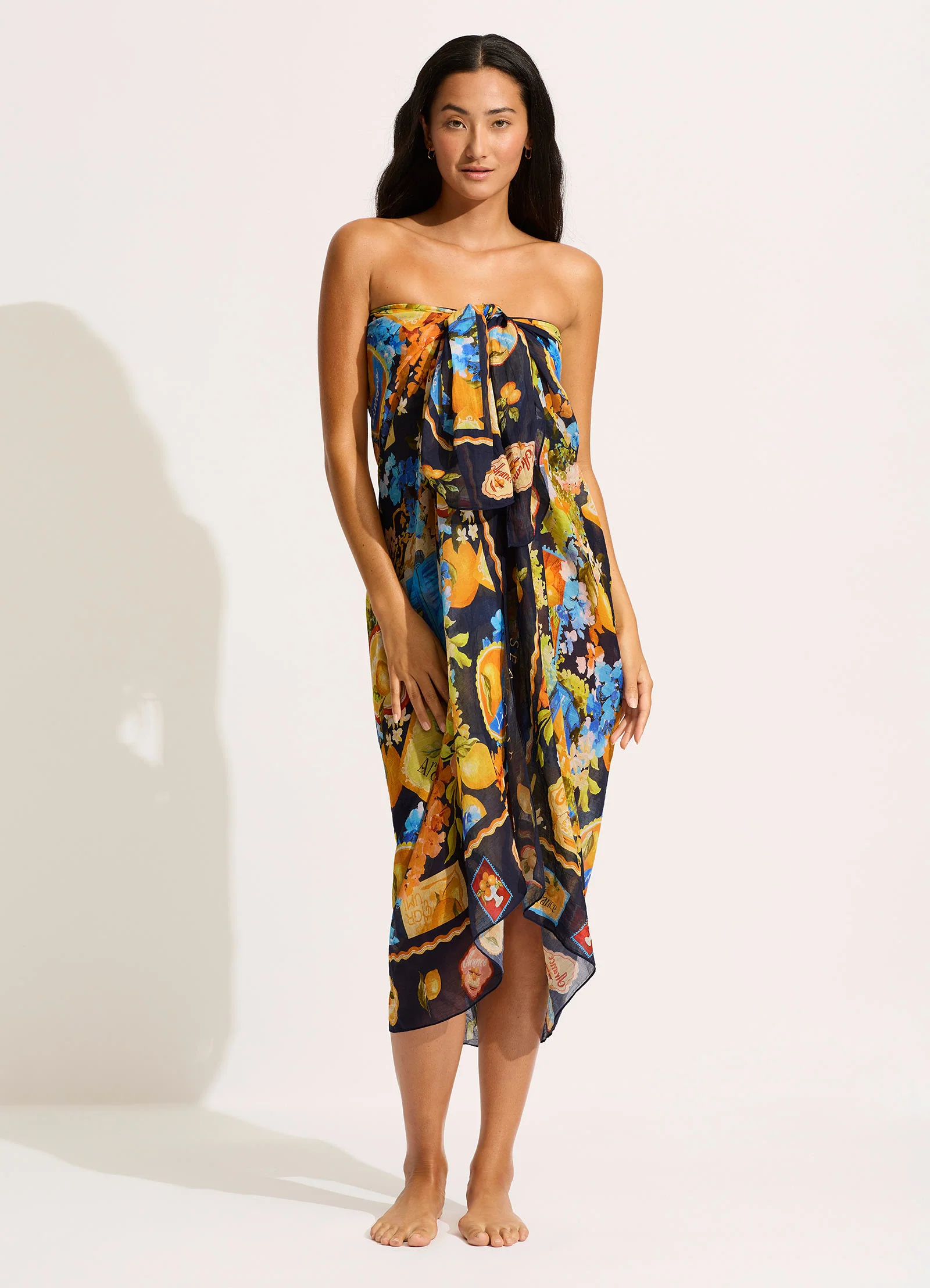 Ciao Bella Ciao Bella Sarong - True Navy - Image 7