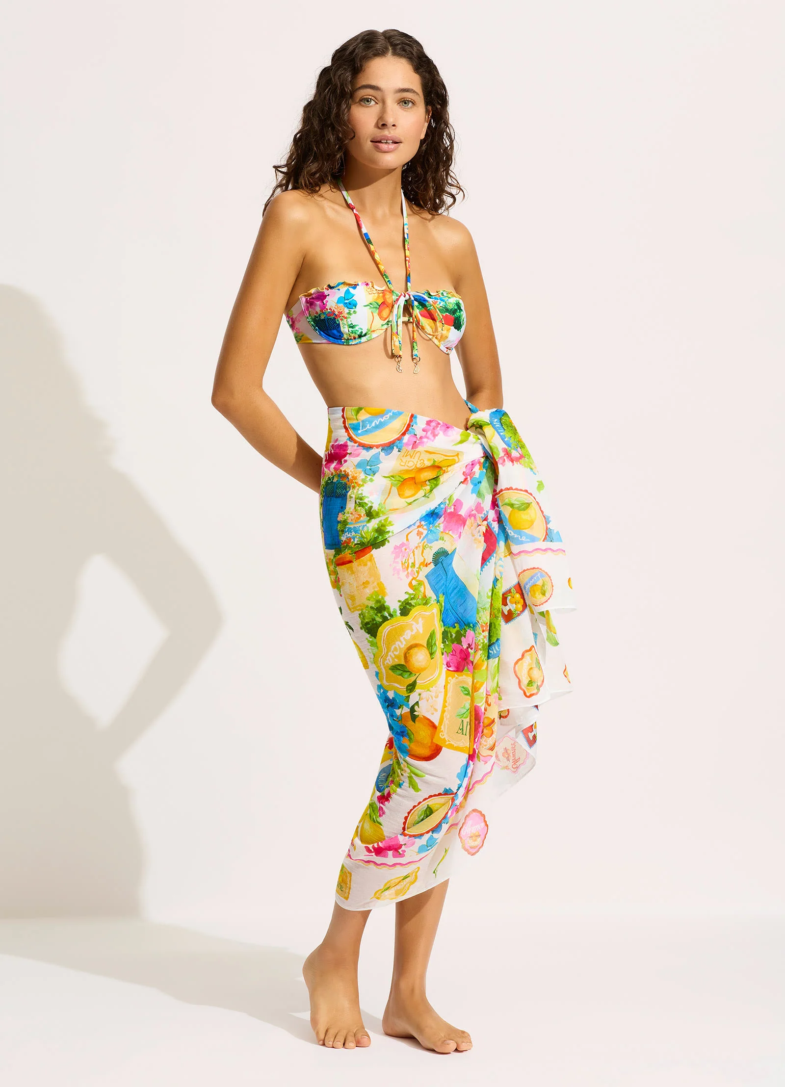 Ciao Bella Ciao Bella Sarong - White - Image 2