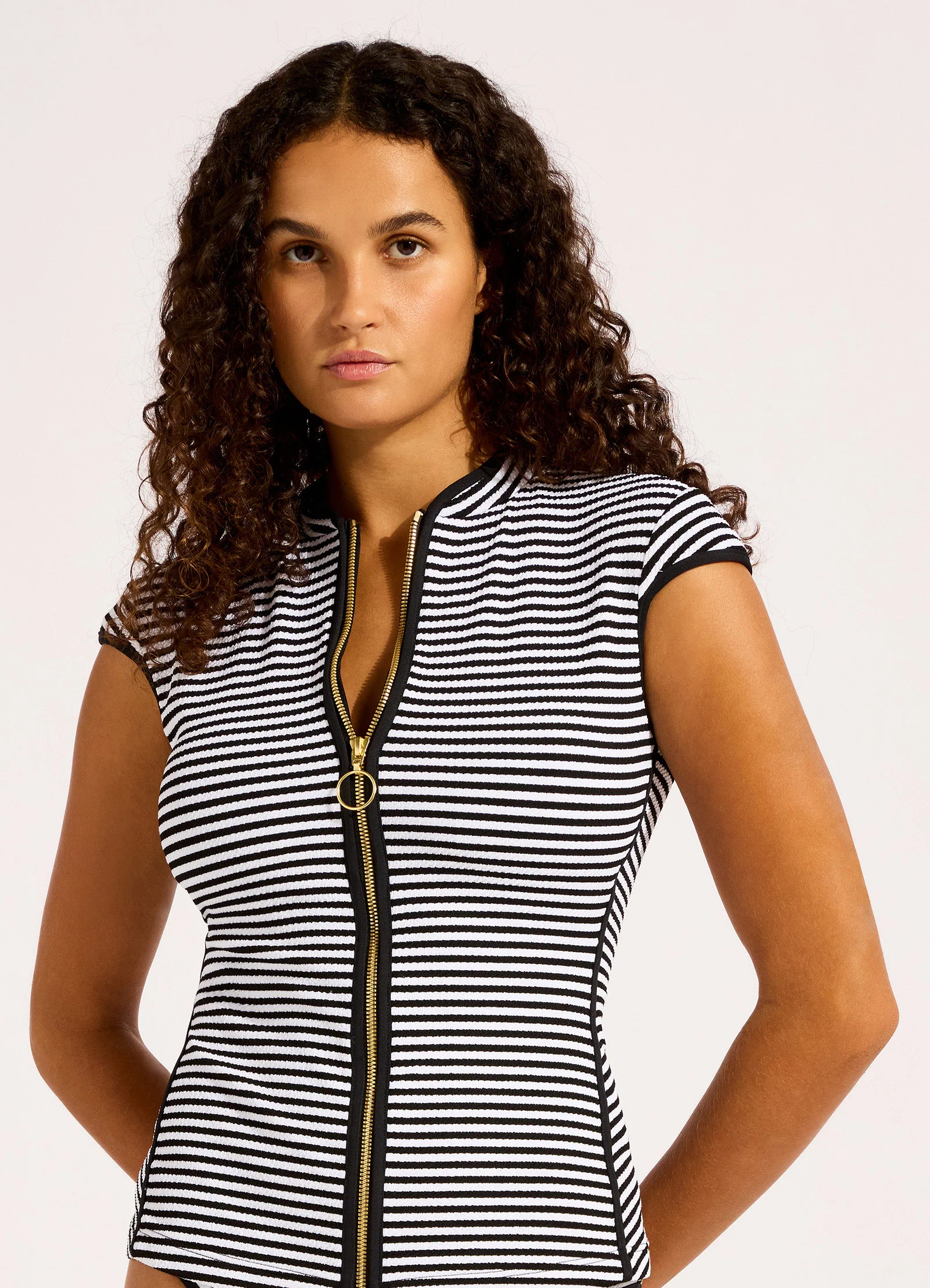 Clubhouse Cap Sleeve Sunvest Bikini Top - Image 2