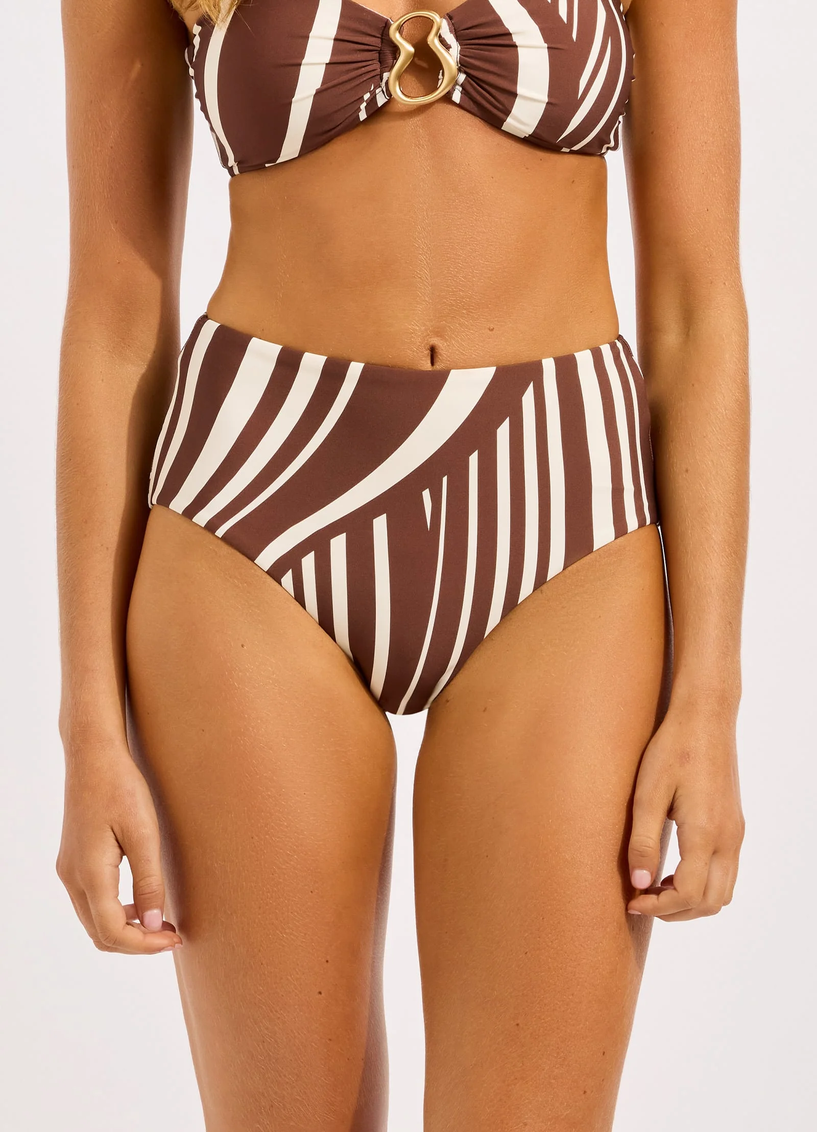 Coastline High Waisted Bikini Bottom - Image 2