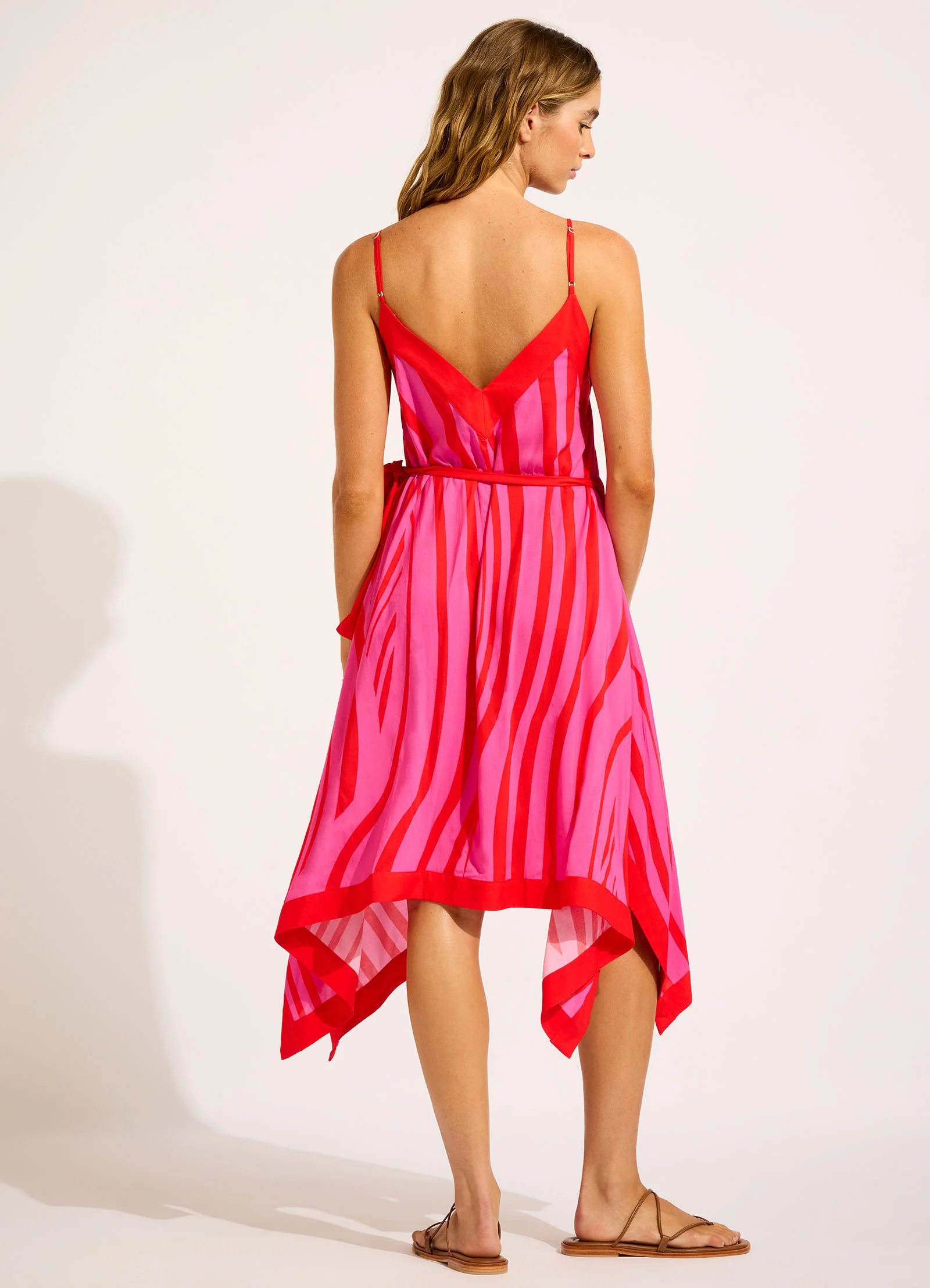 Coastline Scarf Wrap Dress - Image 3