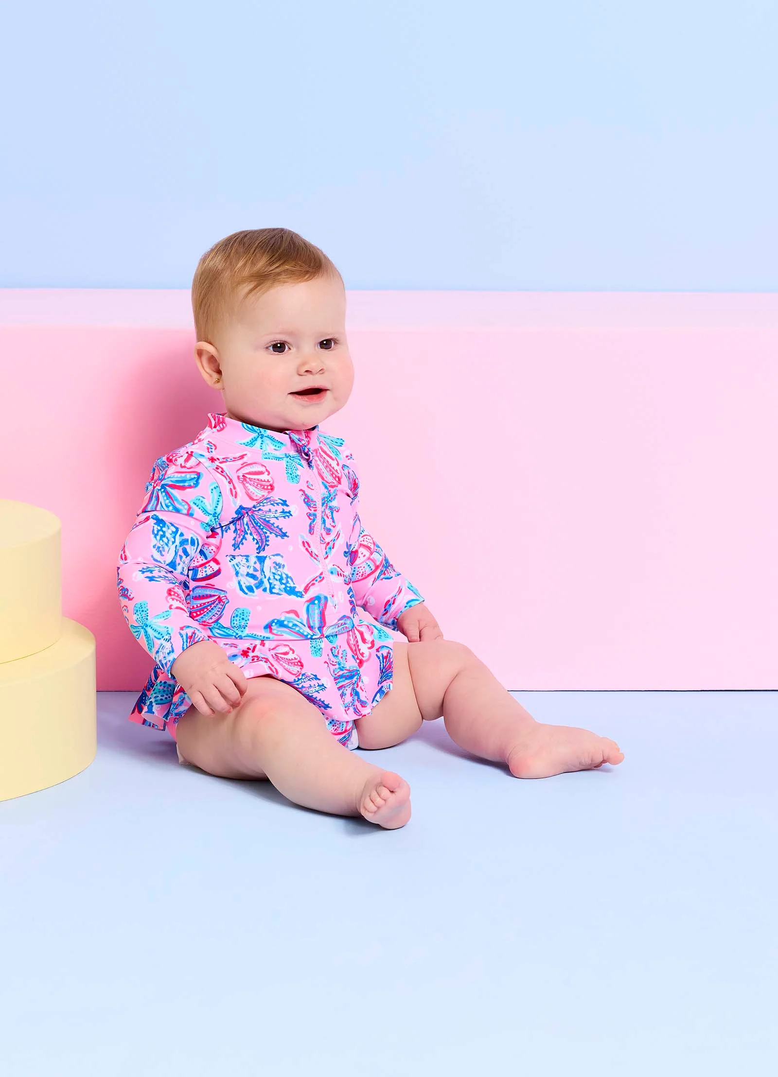 Coral Sea Frill Sunsuit - Image 3